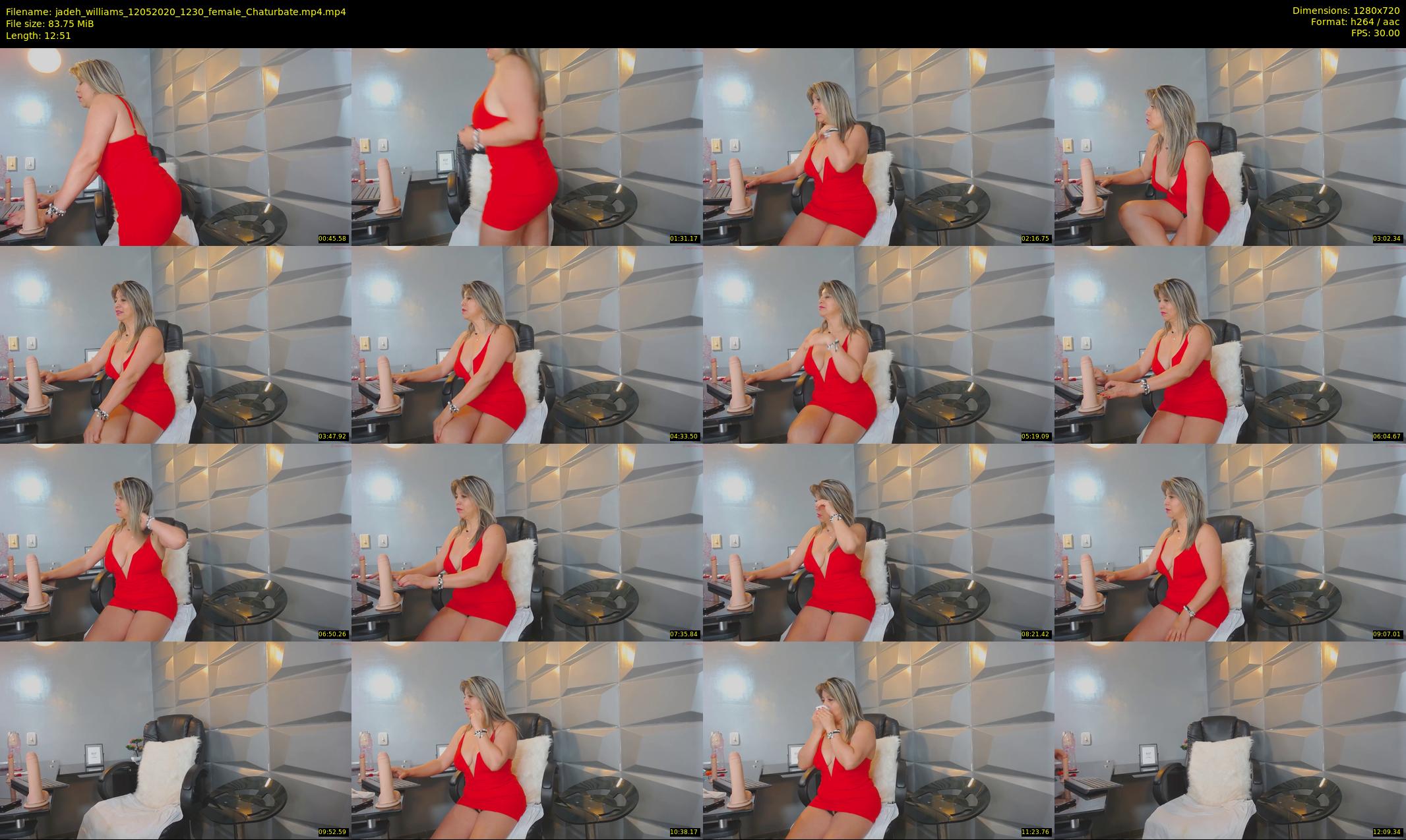 jadeh_williams — 13 minute Chaturbate female cam show recording, 720p, May 12, 2020