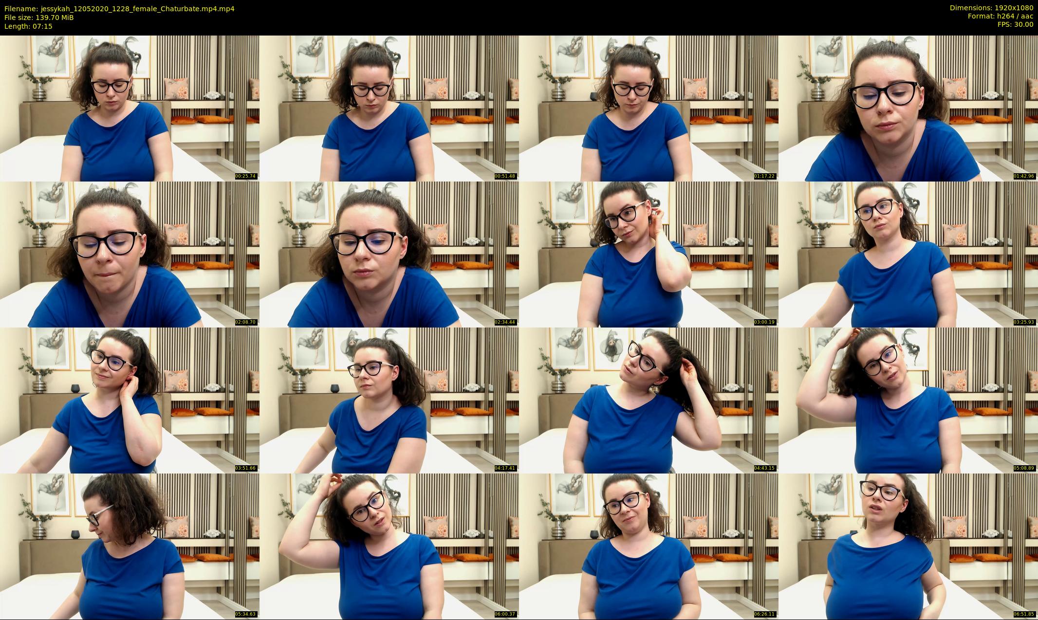 jessykah — 8 minute Chaturbate female cam show recording, 1080p, May 12, 2020