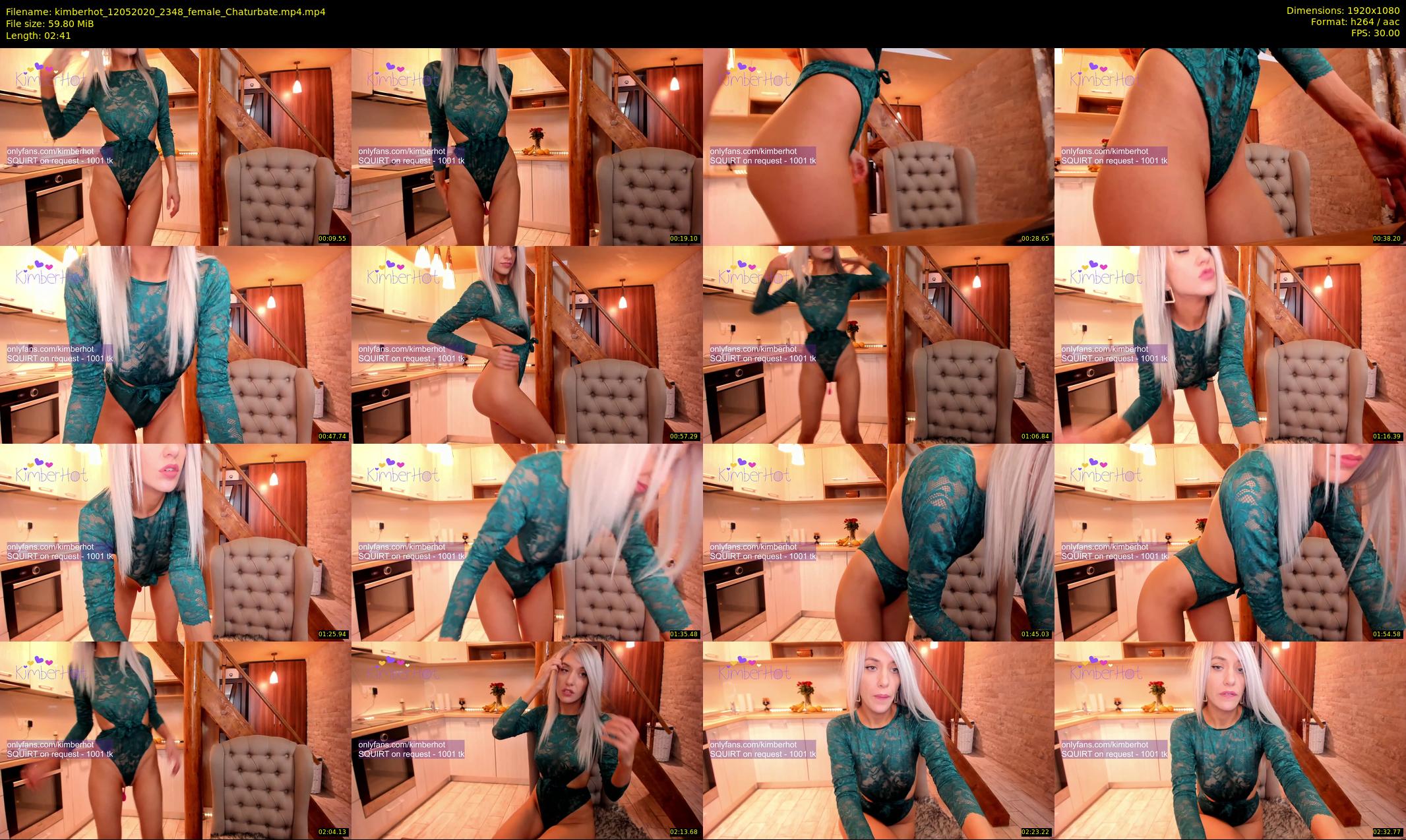 kimberhot — 3 minute Chaturbate female cam show recording, 1080p, May 12, 2020