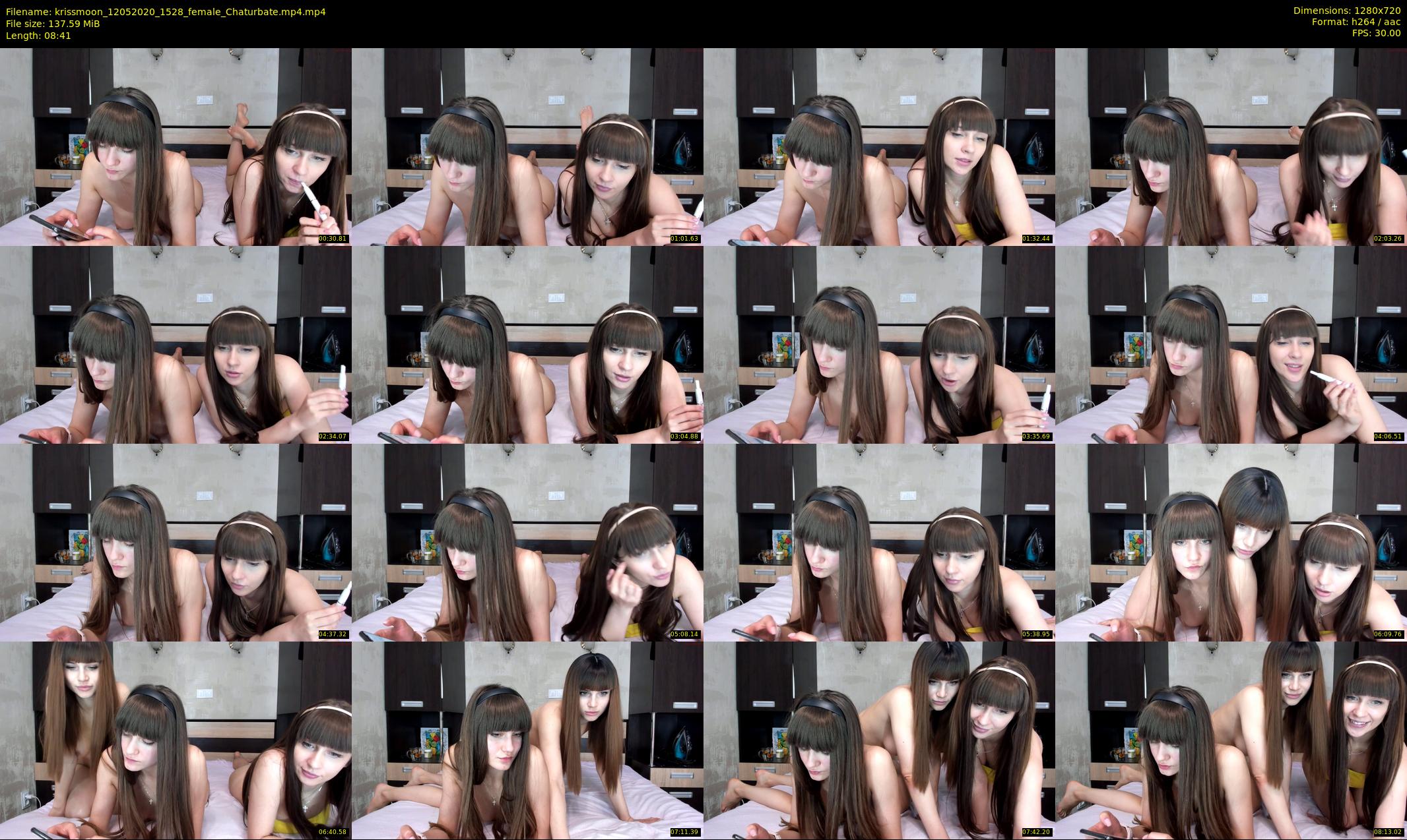krissmoon — 9 minute Chaturbate female cam show recording, 720p, May 12, 2020