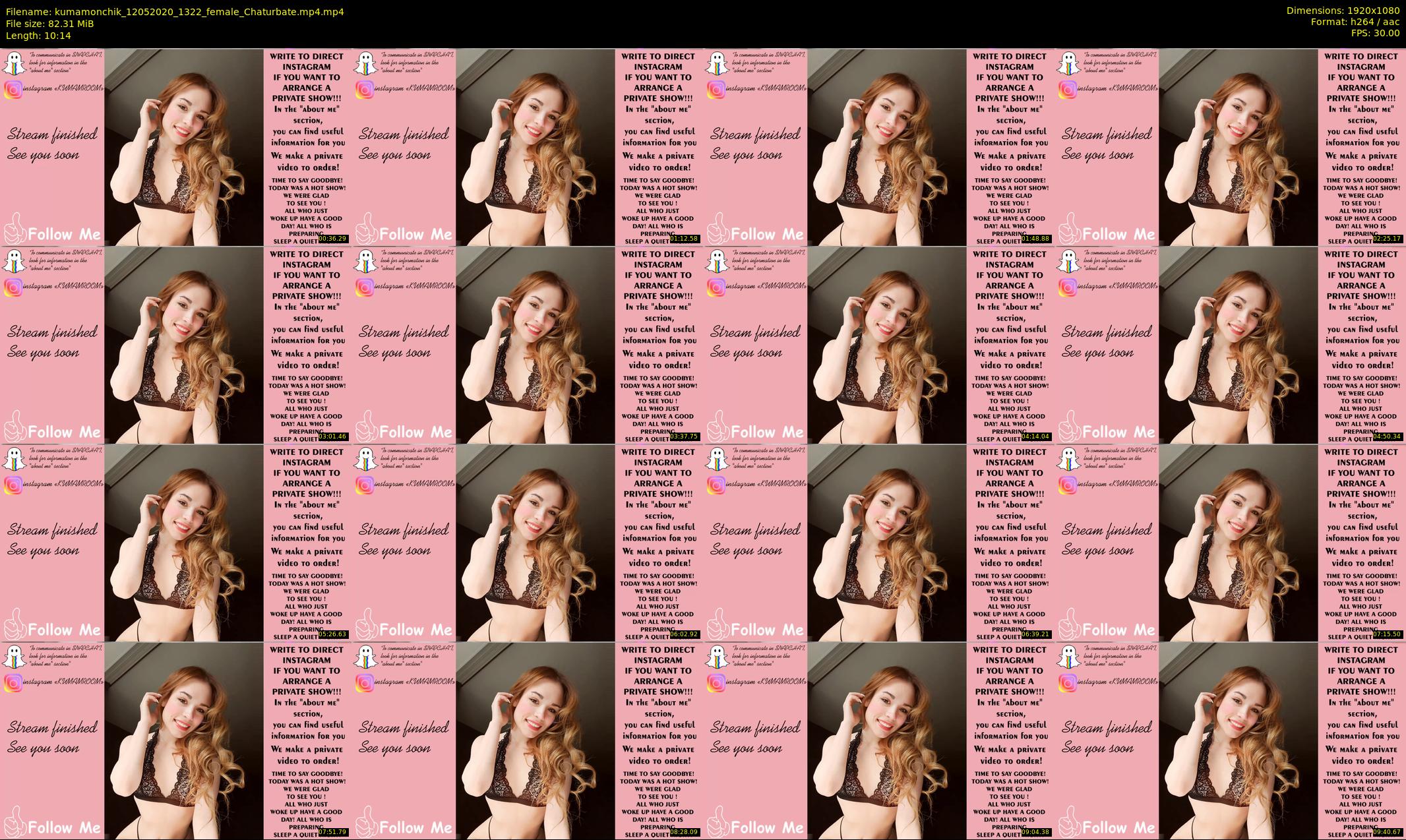 kumamonchik — 11 minute Chaturbate couple cam show recording, 1080p, May 12, 2020