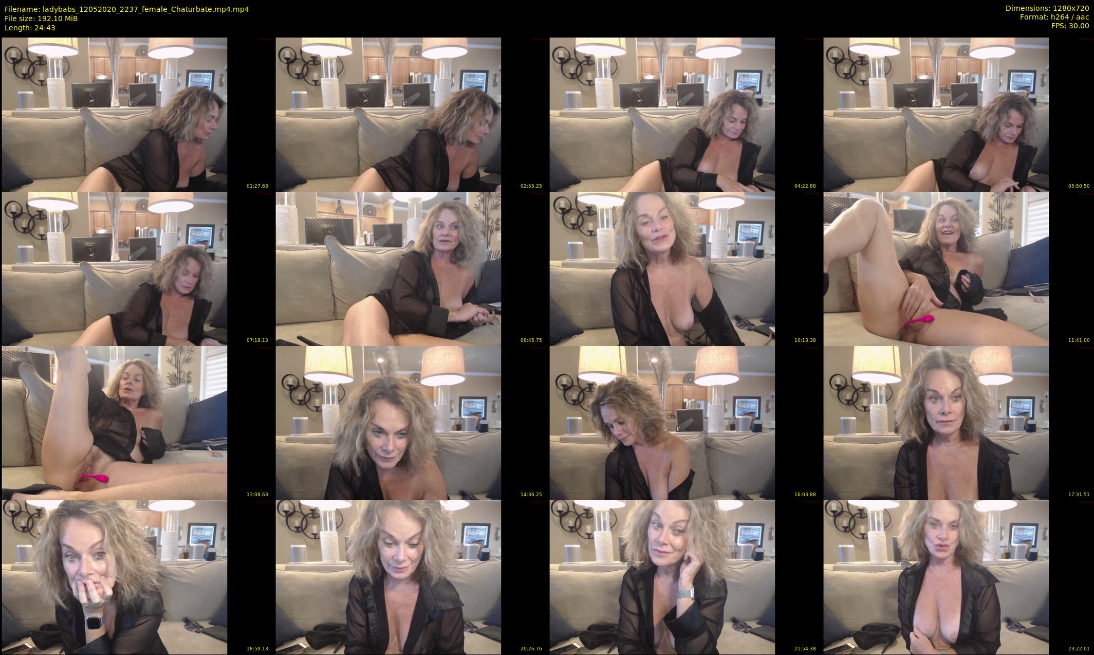ladybabs — 25 minute Chaturbate female cam show recording, 720p, May 12, 2020