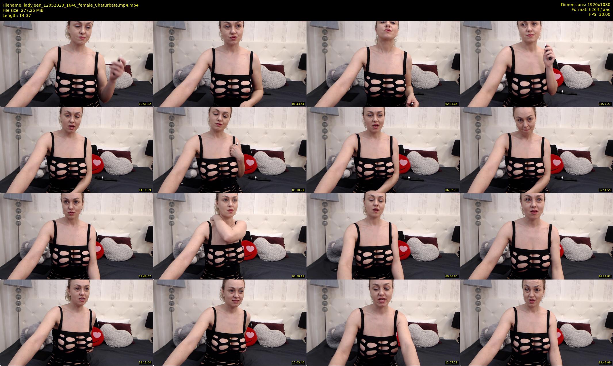 ladyjeen — 15 minute Chaturbate female cam show recording, 1080p, May 12, 2020