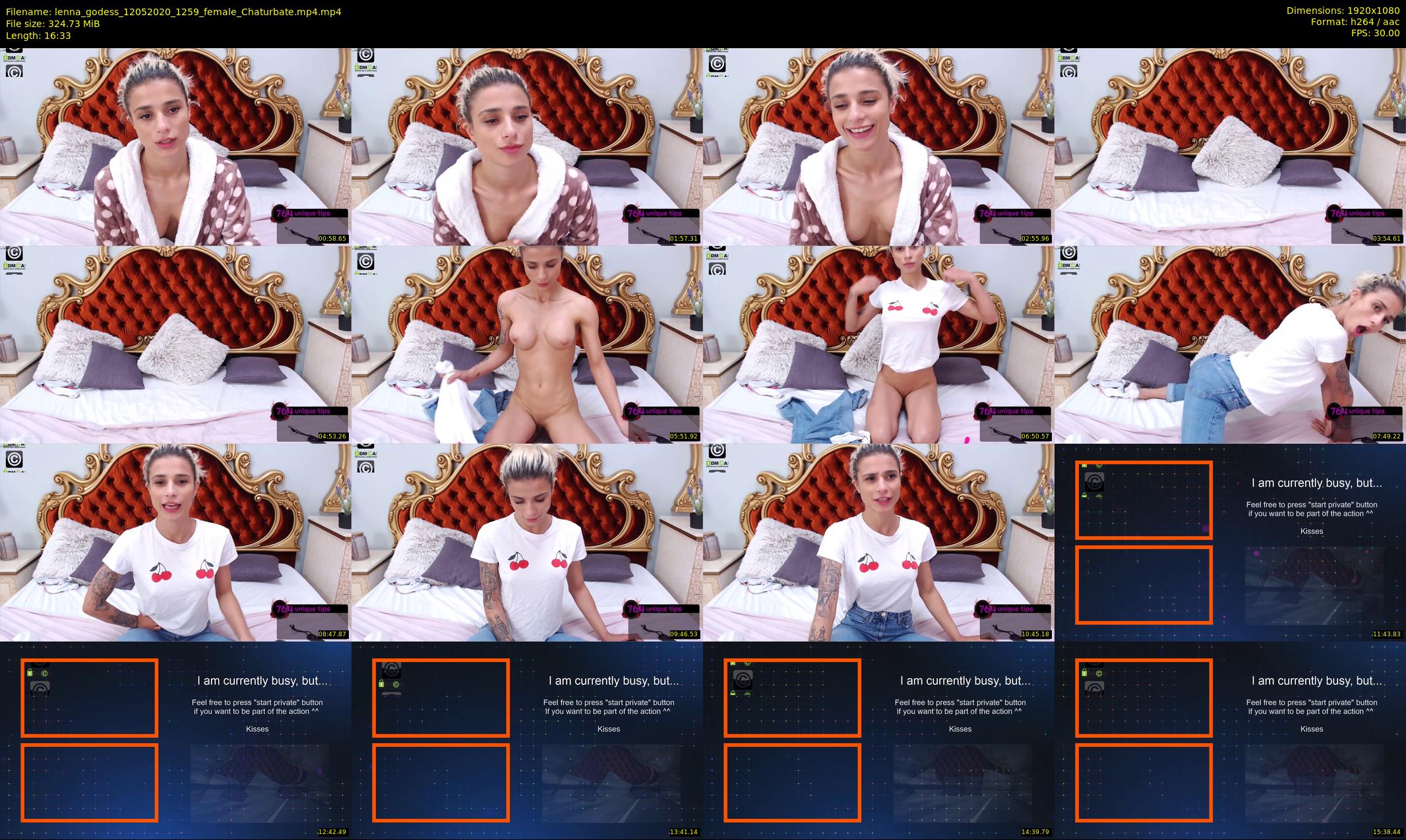 lenna_godess — 17 minute Chaturbate female cam show recording, 1080p, May 12, 2020