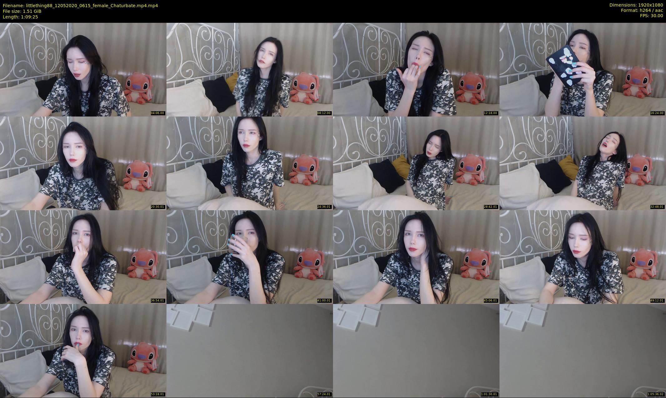 littlething88 — 70 minute Chaturbate female cam show recording, 1080p, May 12, 2020