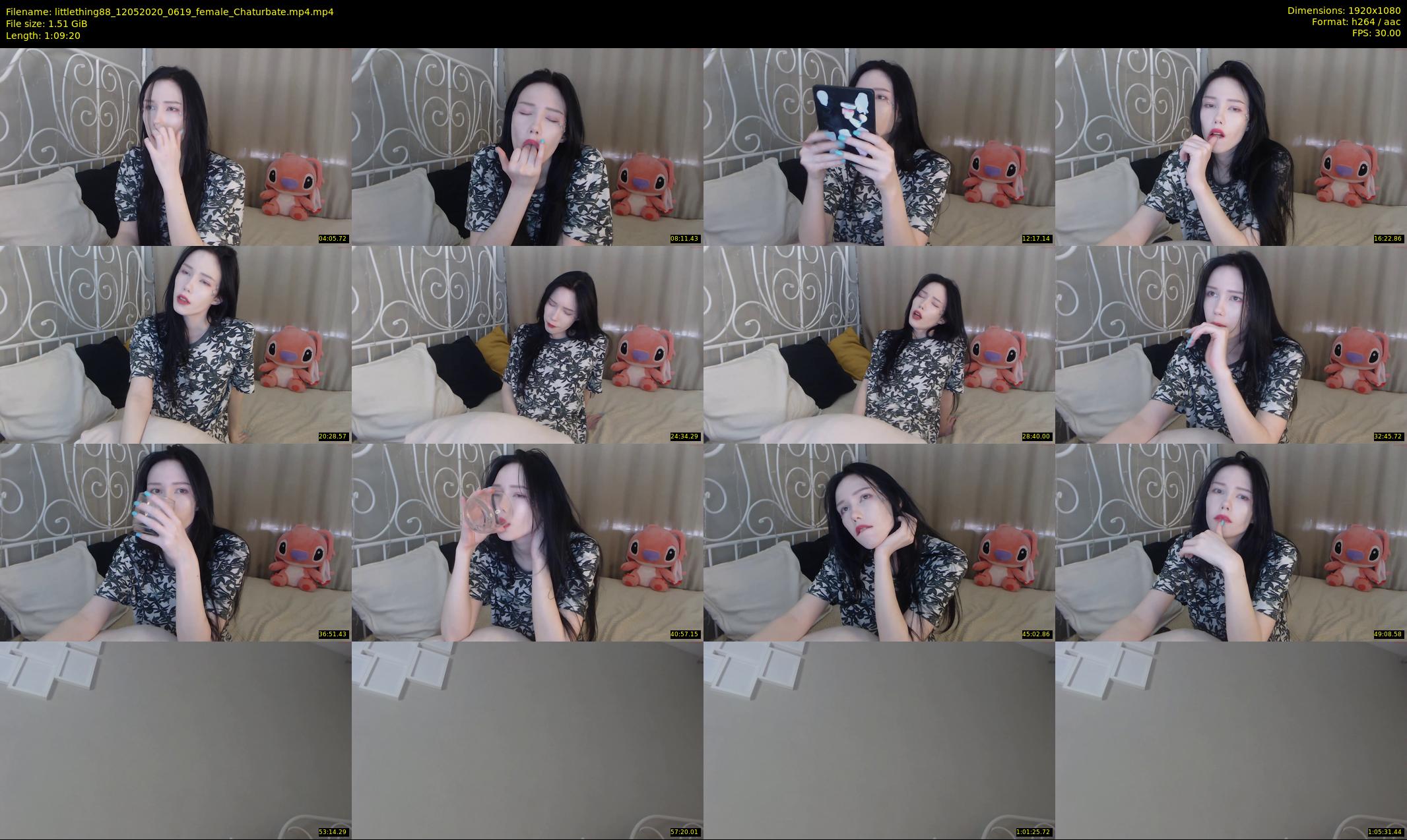 littlething88 — 70 minute Chaturbate female cam show recording, 1080p, May 12, 2020