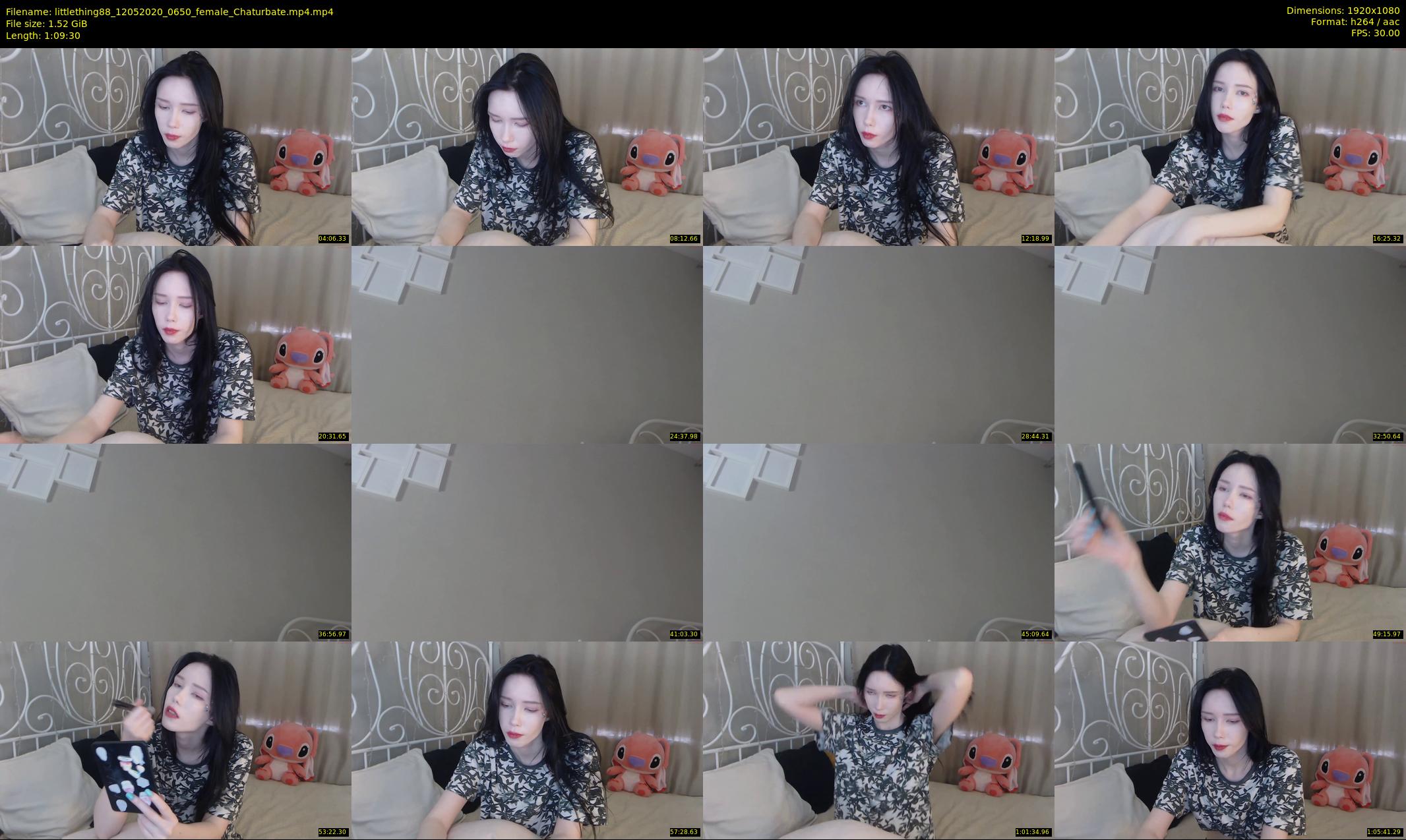 littlething88 — 70 minute Chaturbate female cam show recording, 1080p, May 12, 2020