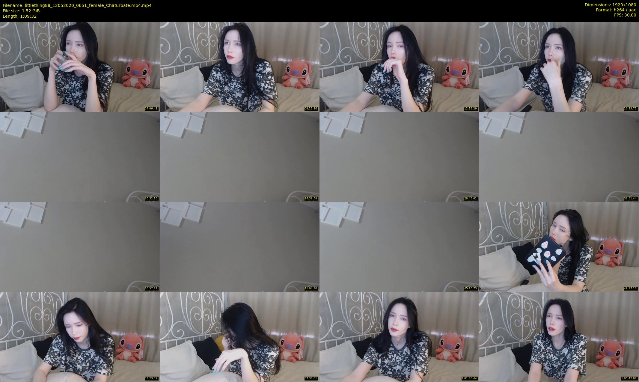 littlething88 — 70 minute Chaturbate female cam show recording, 1080p, May 12, 2020