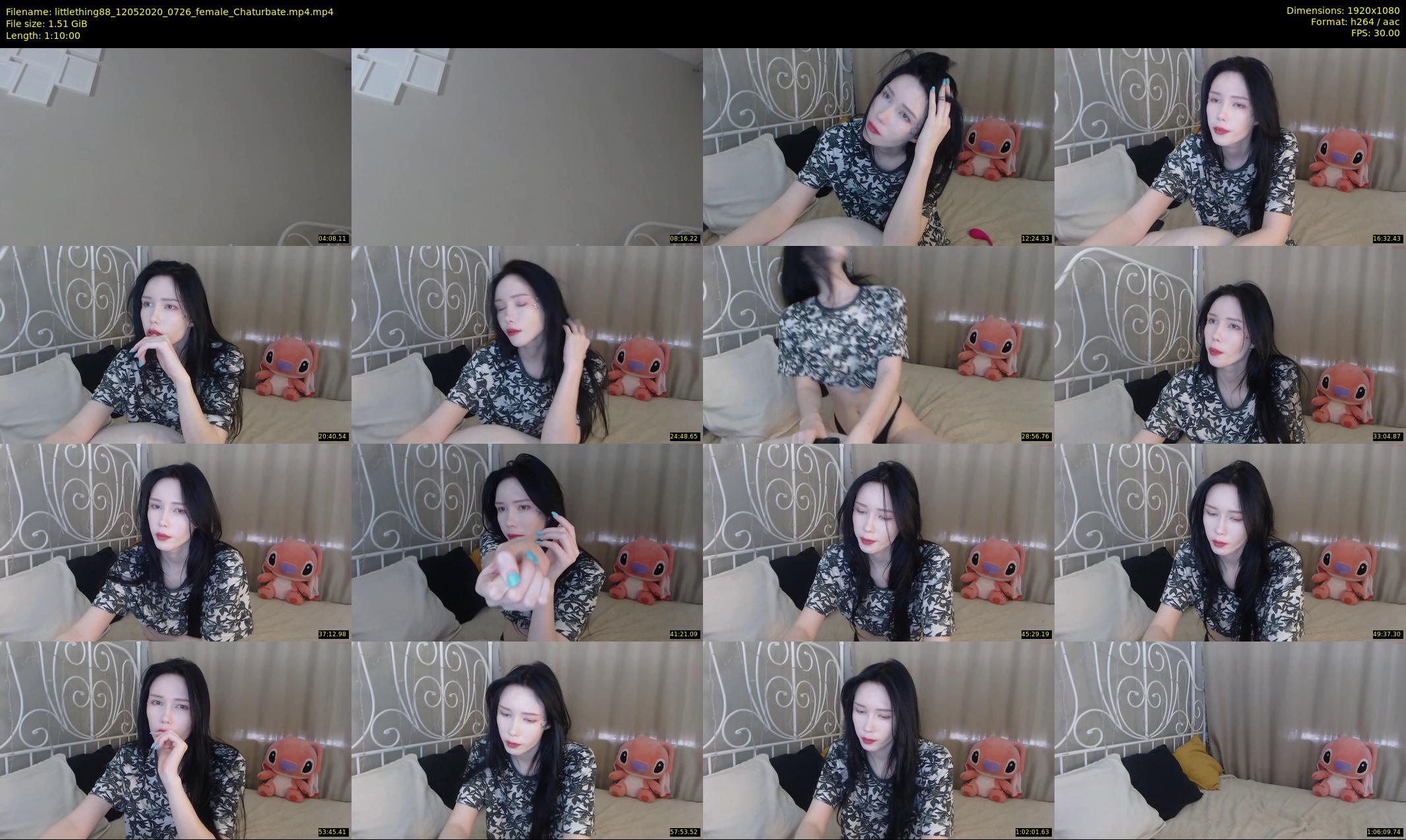 littlething88 — 70 minute Chaturbate female cam show recording, 1080p, May 12, 2020