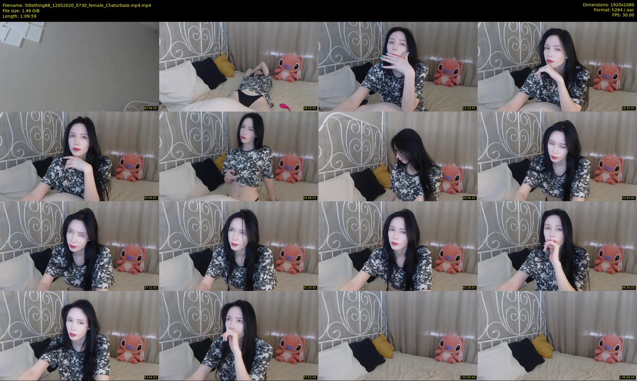 littlething88 — 70 minute Chaturbate female cam show recording, 1080p, May 12, 2020