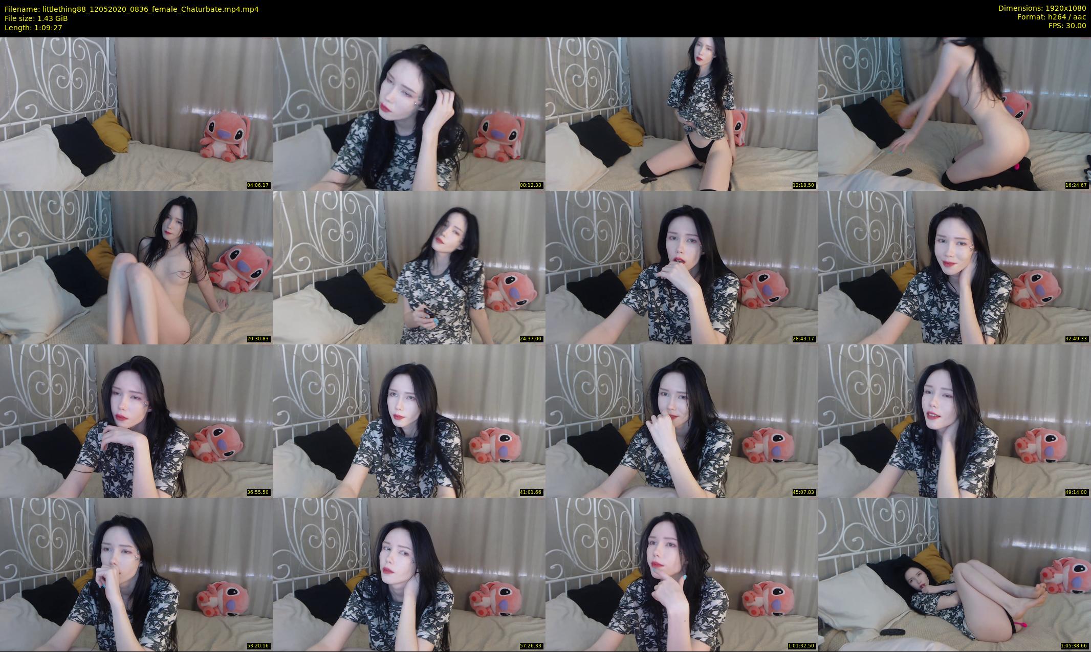 littlething88 — 70 minute Chaturbate female cam show recording, 1080p, May 12, 2020