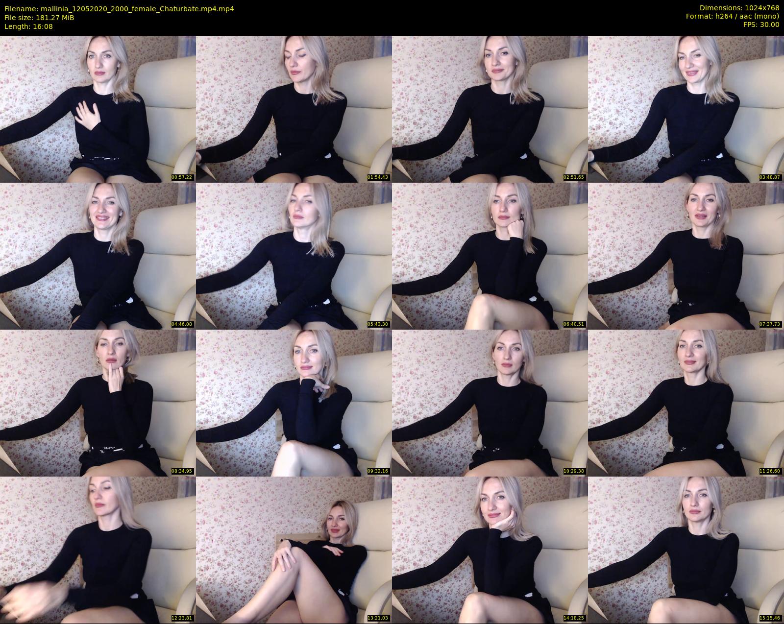 mallinia — 17 minute Chaturbate female cam show recording, 720p, May 12, 2020
