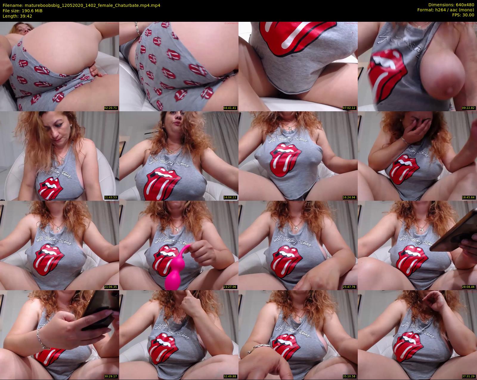 matureboobsbig — 40 minute Chaturbate female cam show recording, 480p, May 12, 2020