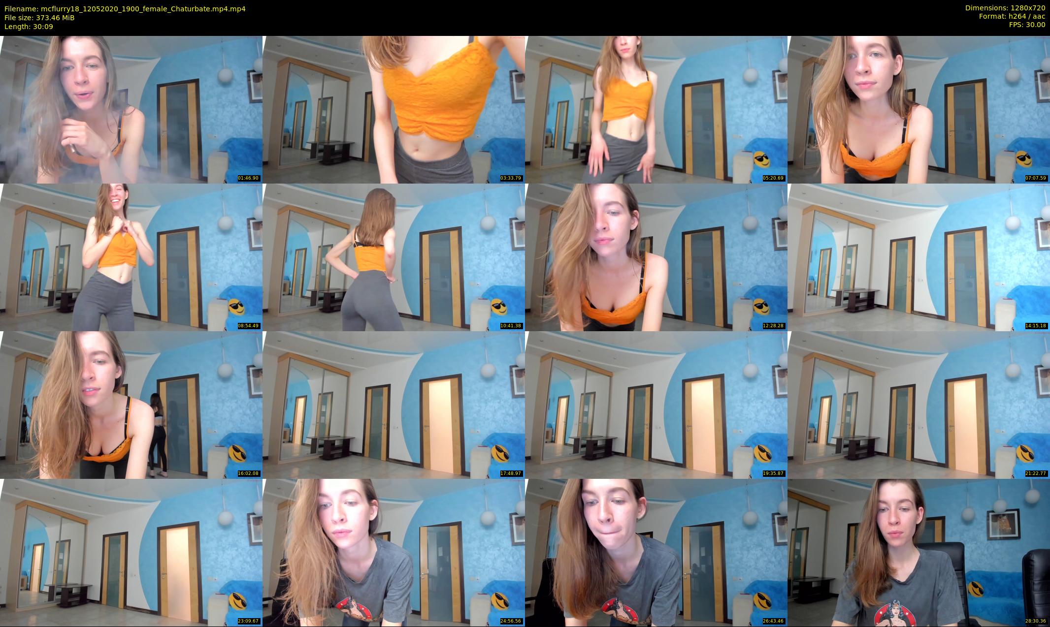 mcflurry18 — 31 minute Chaturbate female cam show recording, 720p, May 12, 2020