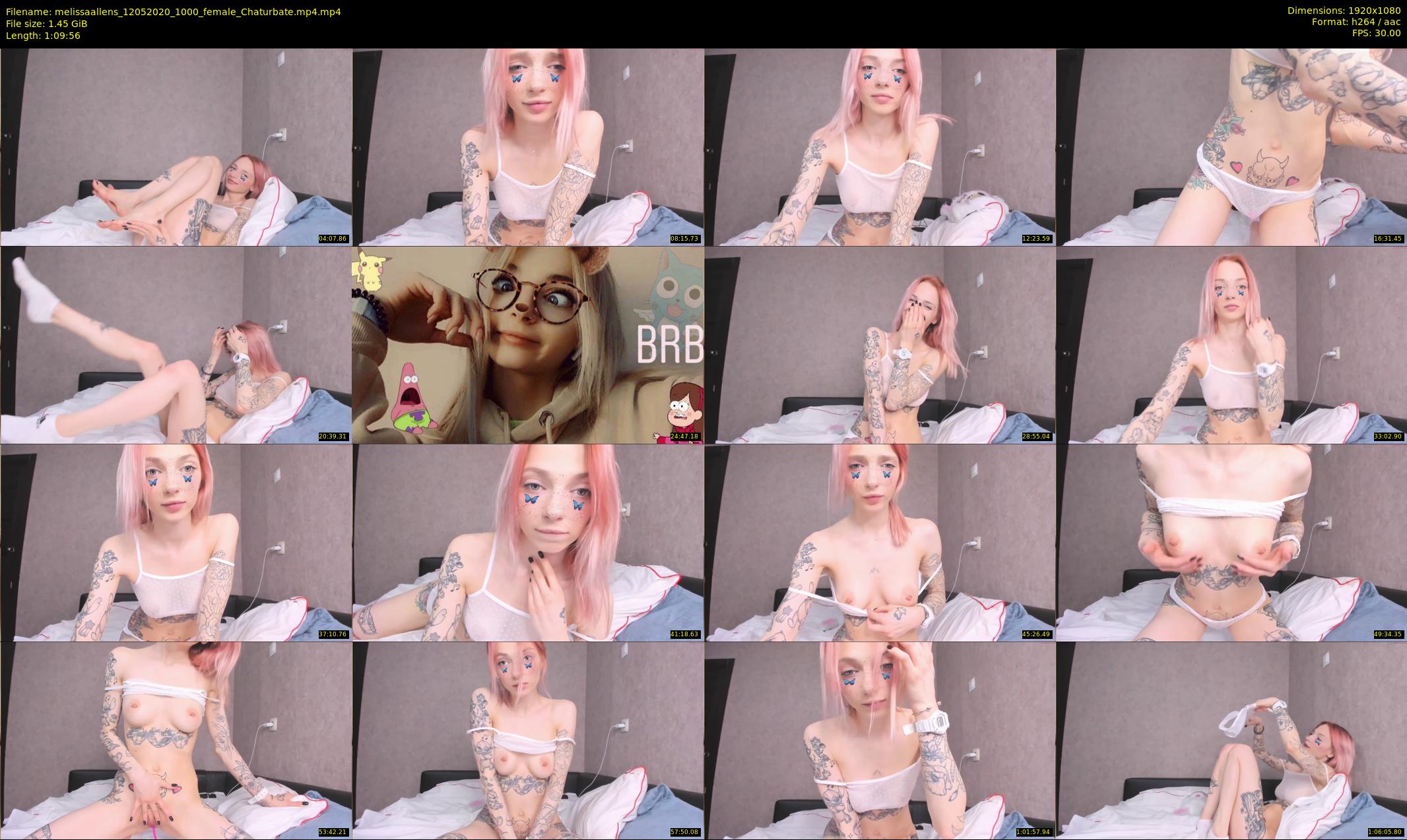 melissaallens — 70 minute Chaturbate female cam show recording, 1080p, May 12, 2020