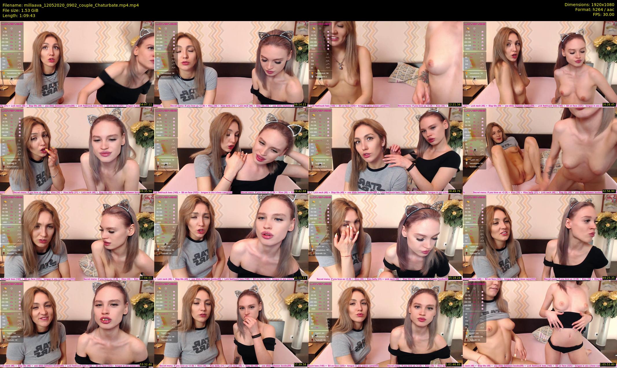 millaava — 70 minute Chaturbate female cam show recording, 1080p, May 12, 2020