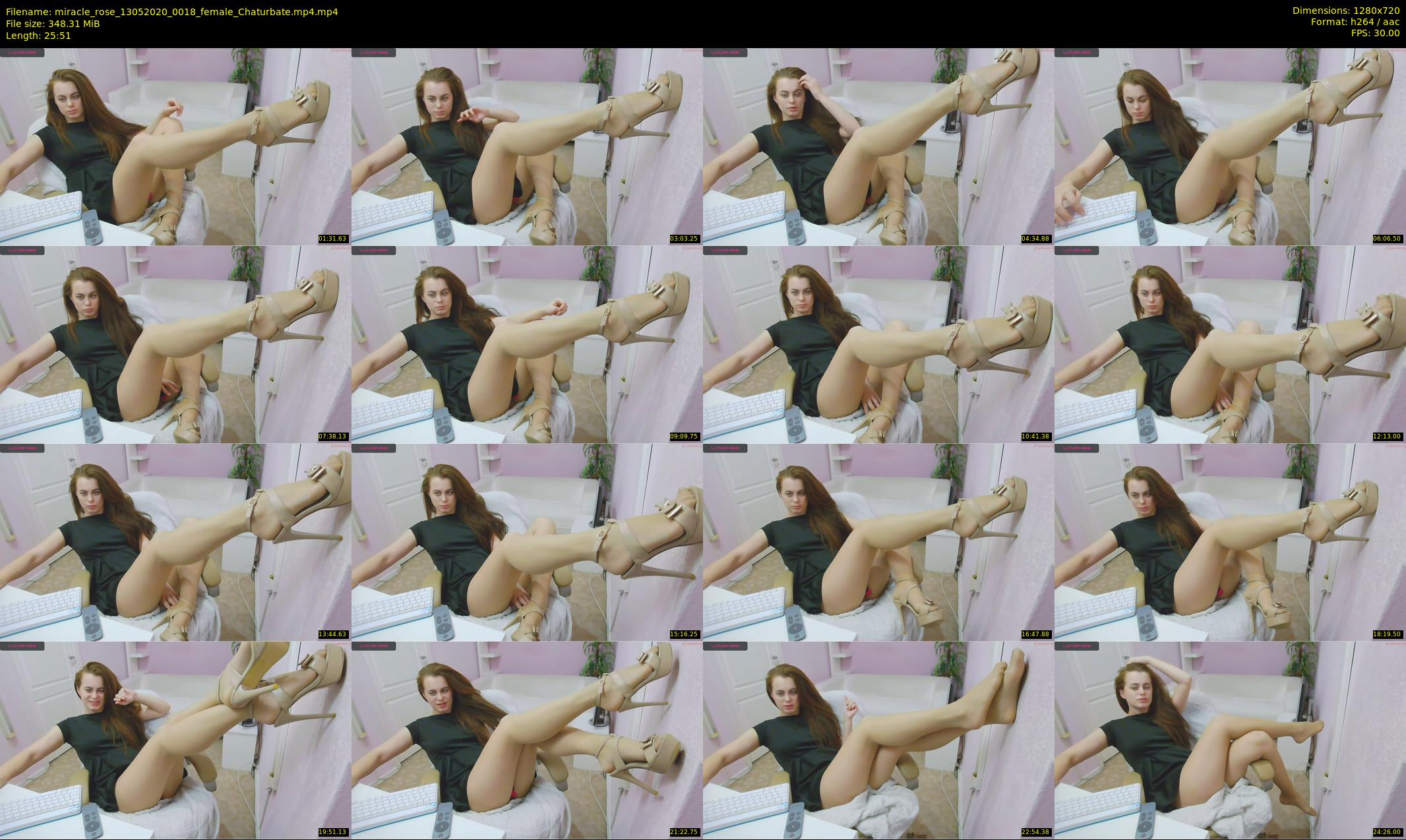 miracle_rose — 26 minute Chaturbate female cam show recording, 720p, May 13, 2020