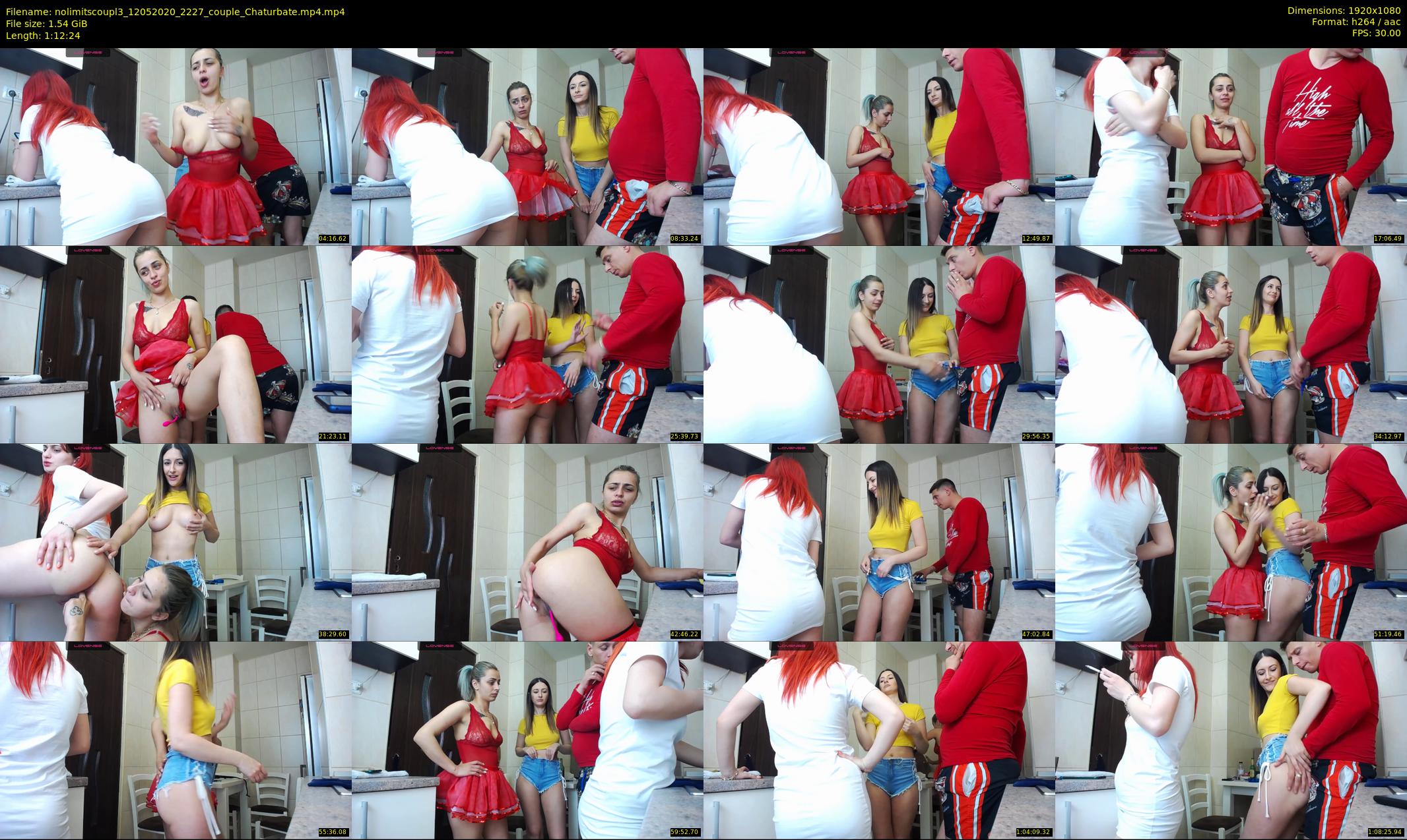 nolimitscoupl3 — 73 minute Chaturbate couple cam show recording, 1080p, May 12, 2020