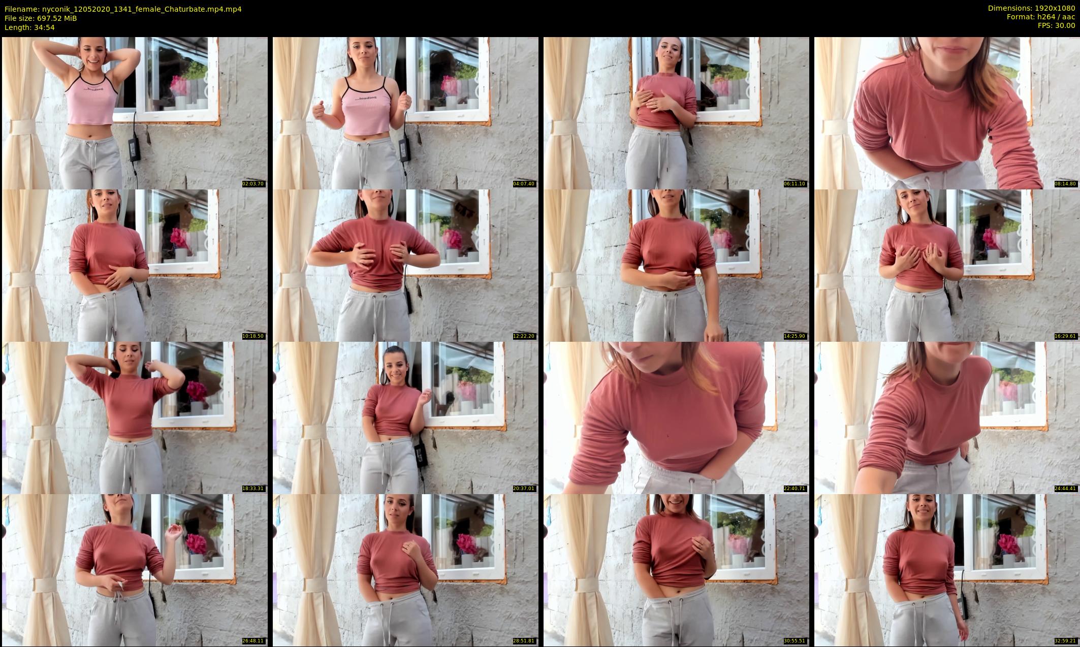 nyconik — 35 minute Chaturbate female cam show recording, 1080p, May 12, 2020