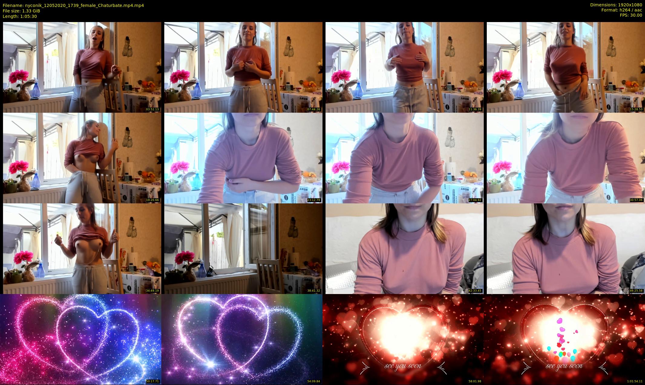 nyconik — 66 minute Chaturbate female cam show recording, 1080p, May 12, 2020