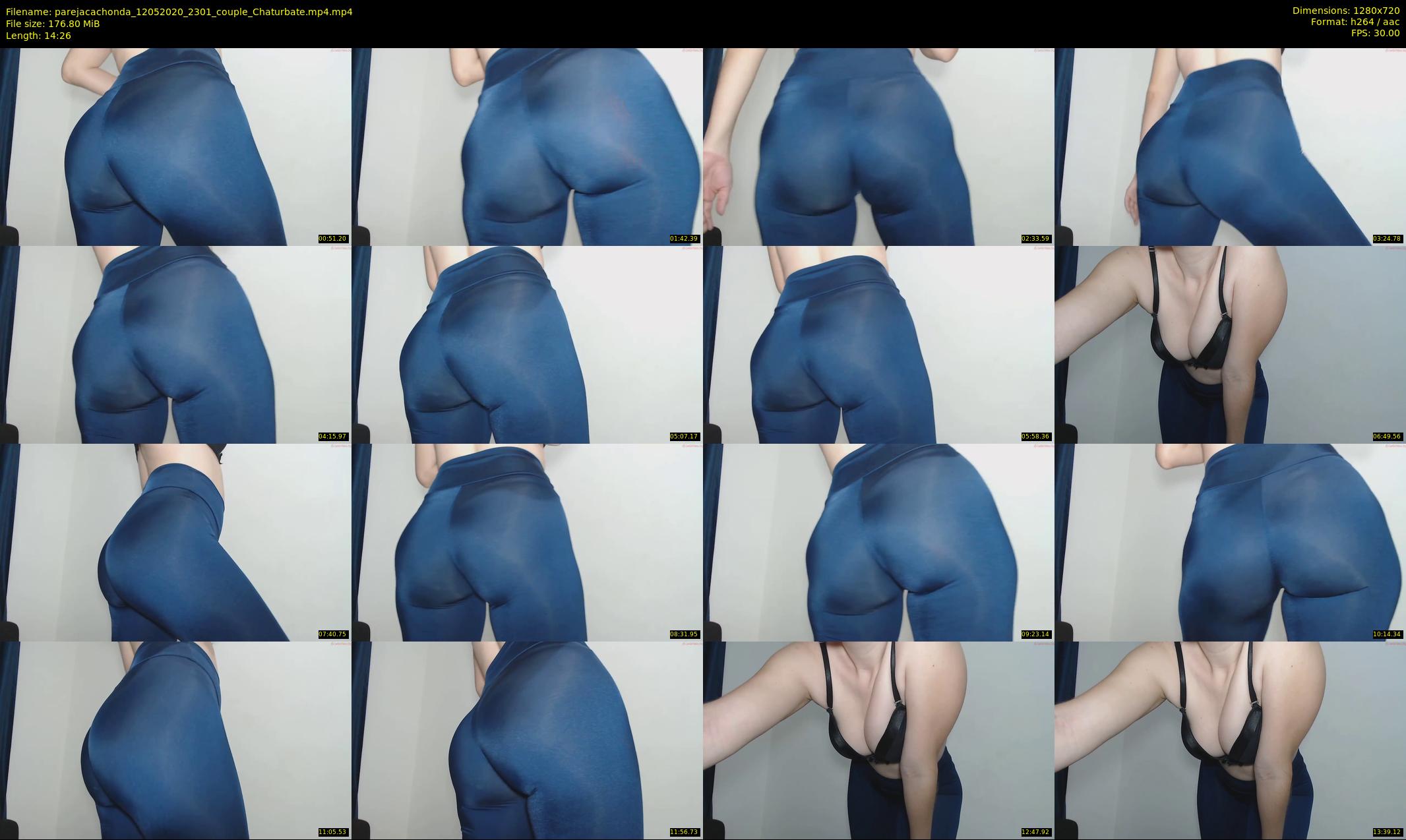 parejacachonda — 15 minute Chaturbate couple cam show recording, 720p, May 12, 2020