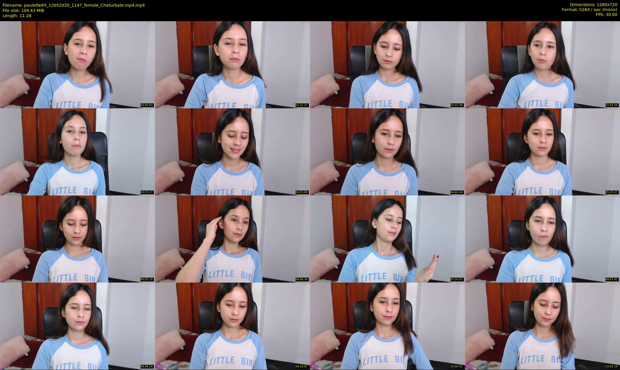 paulette65 — 12 minute Chaturbate female cam show recording, 720p, May 12, 2020