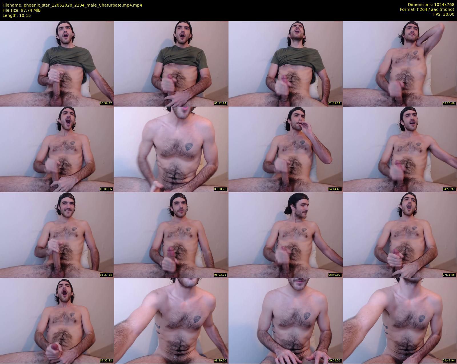 phoenix_star — 11 minute Chaturbate male cam show recording, 720p, May 12, 2020
