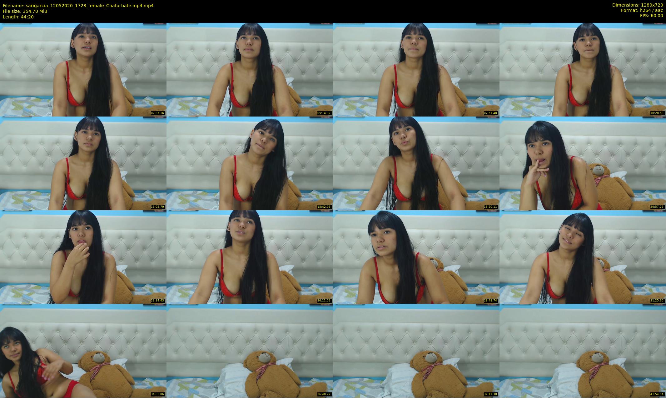 sarigarcia — 45 minute Chaturbate female cam show recording, 720p, May 12, 2020
