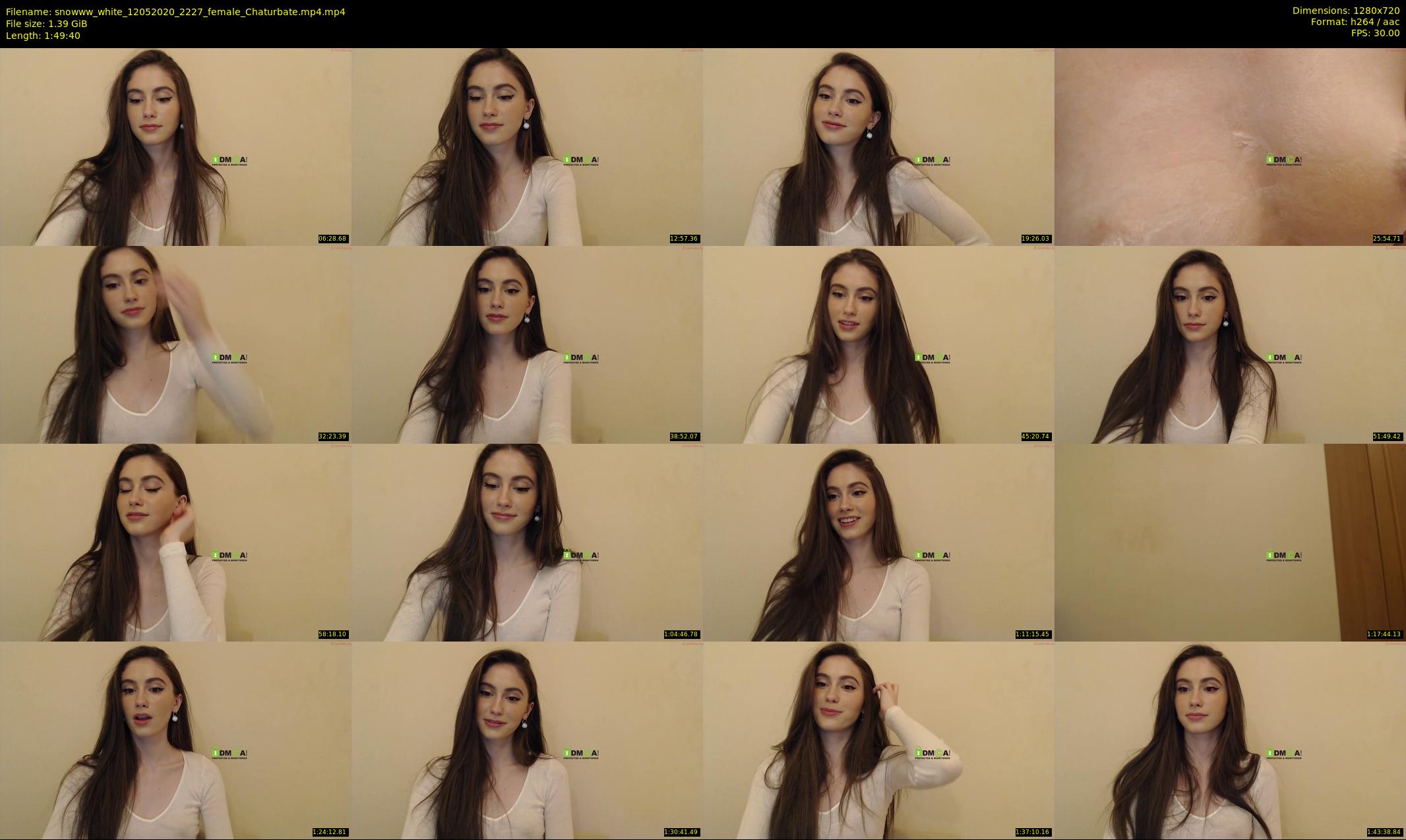 snowww_white — 110 minute Chaturbate female cam show recording, 720p, May 12, 2020