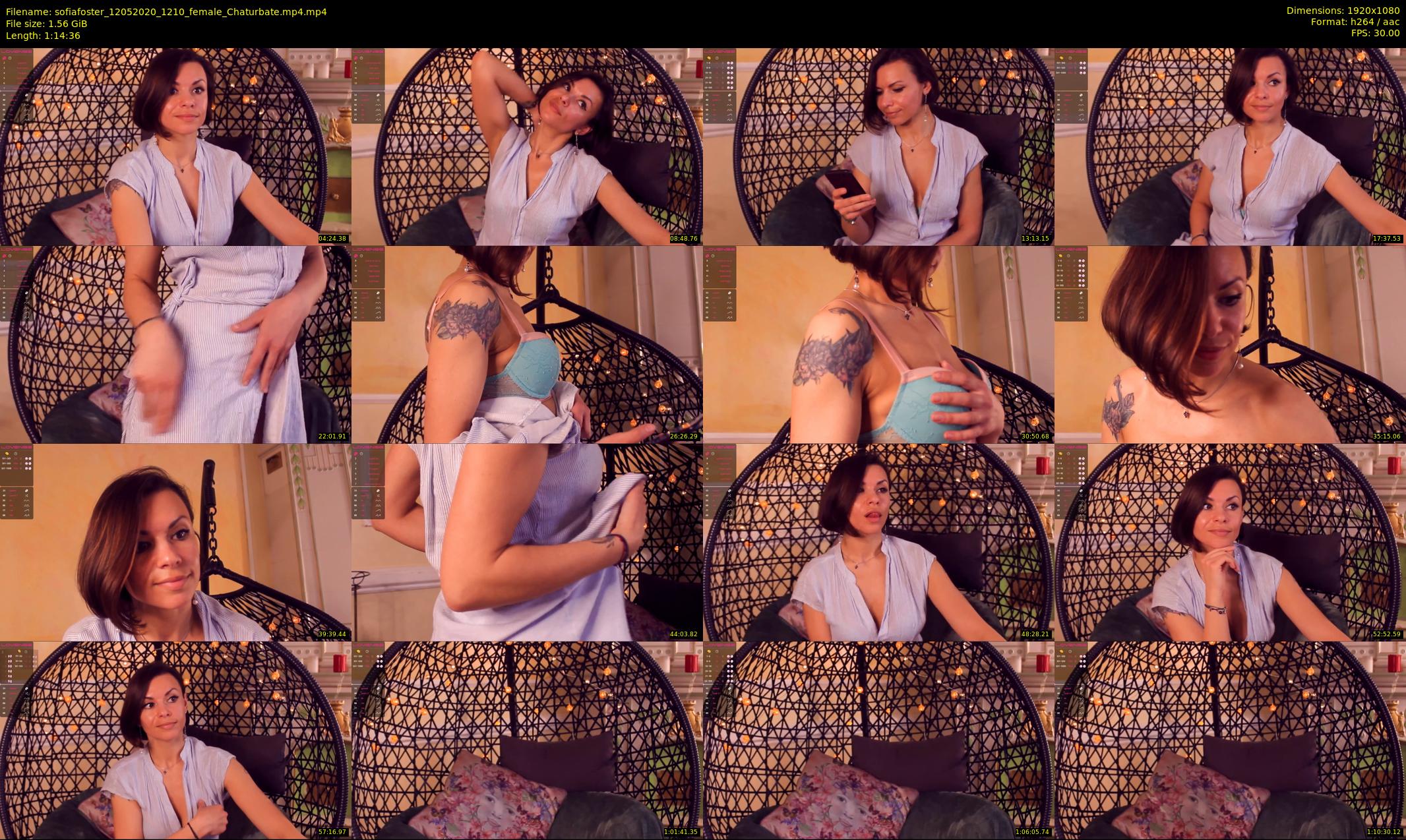 sofiafoster — 75 minute Chaturbate female cam show recording, 1080p, May 12, 2020