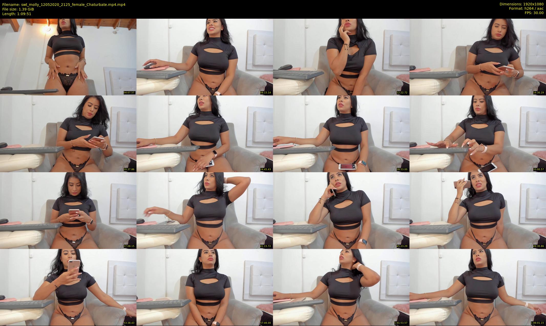 swt_molly — 70 minute Chaturbate female cam show recording, 1080p, May 12, 2020