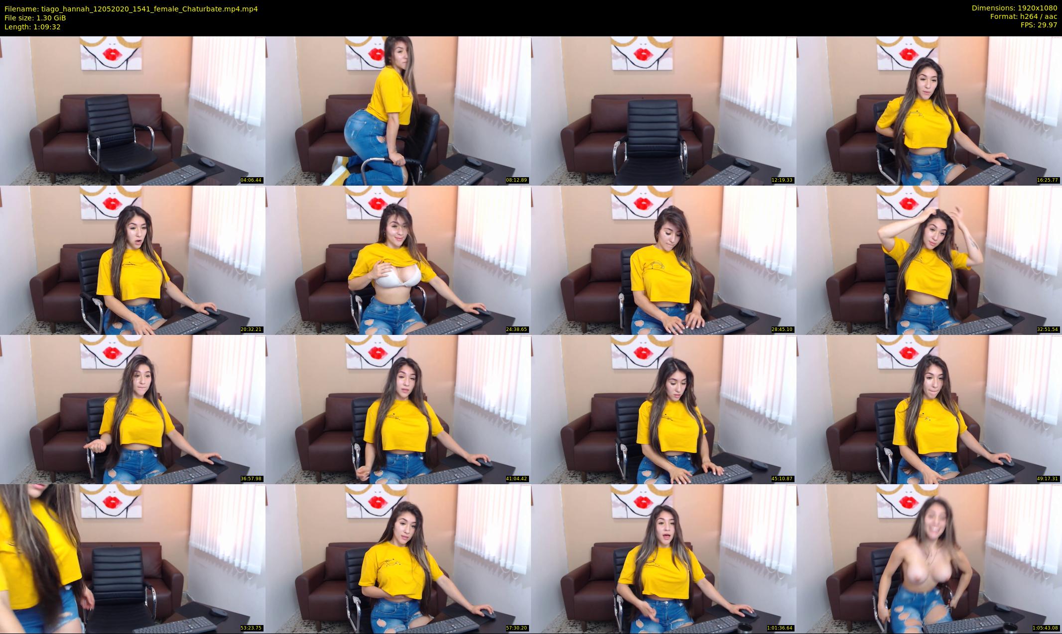 tiago_hannah — 70 minute Chaturbate couple cam show recording, 1080p, May 12, 2020