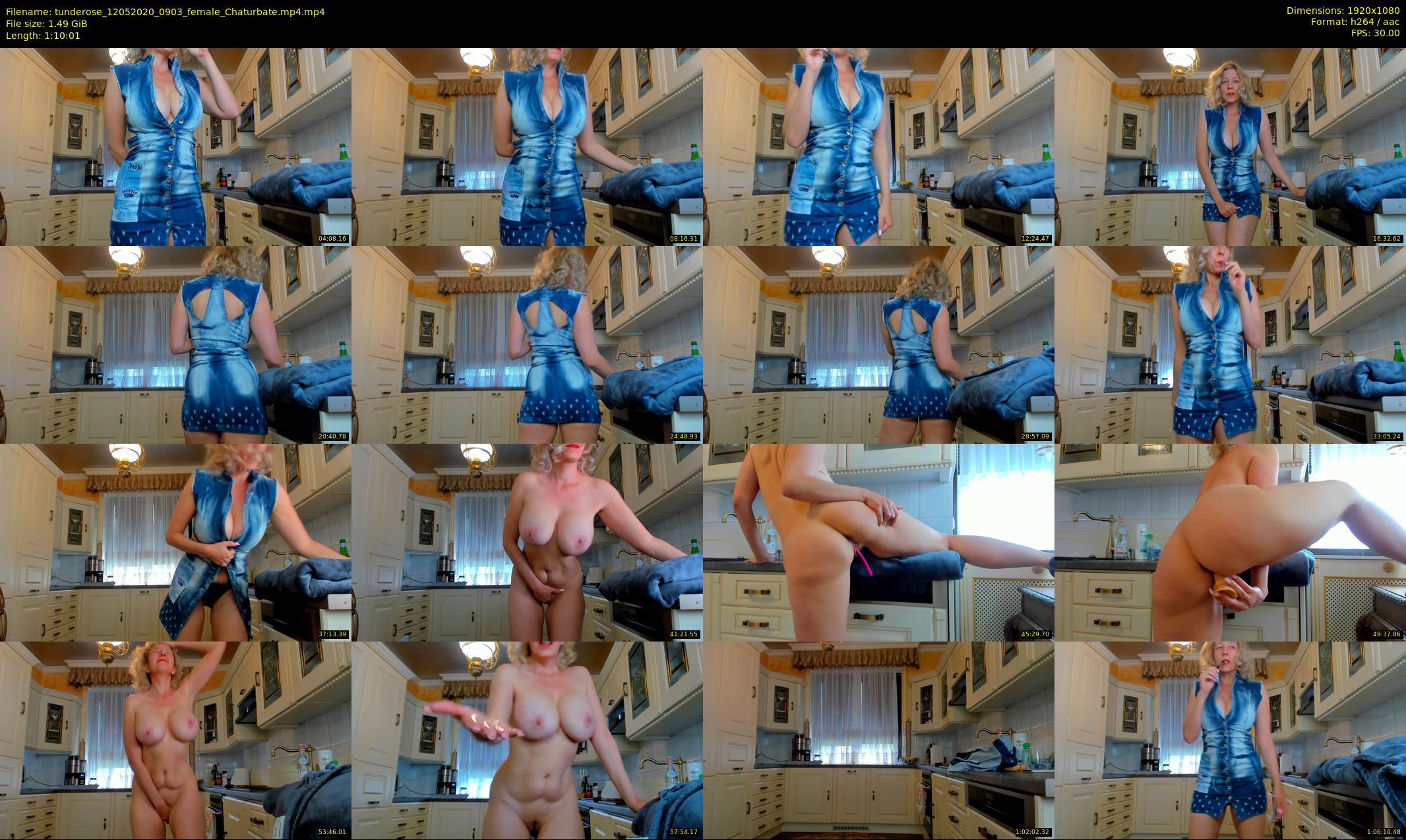 tunderose — 71 minute Chaturbate female cam show recording, 1080p, May 12, 2020