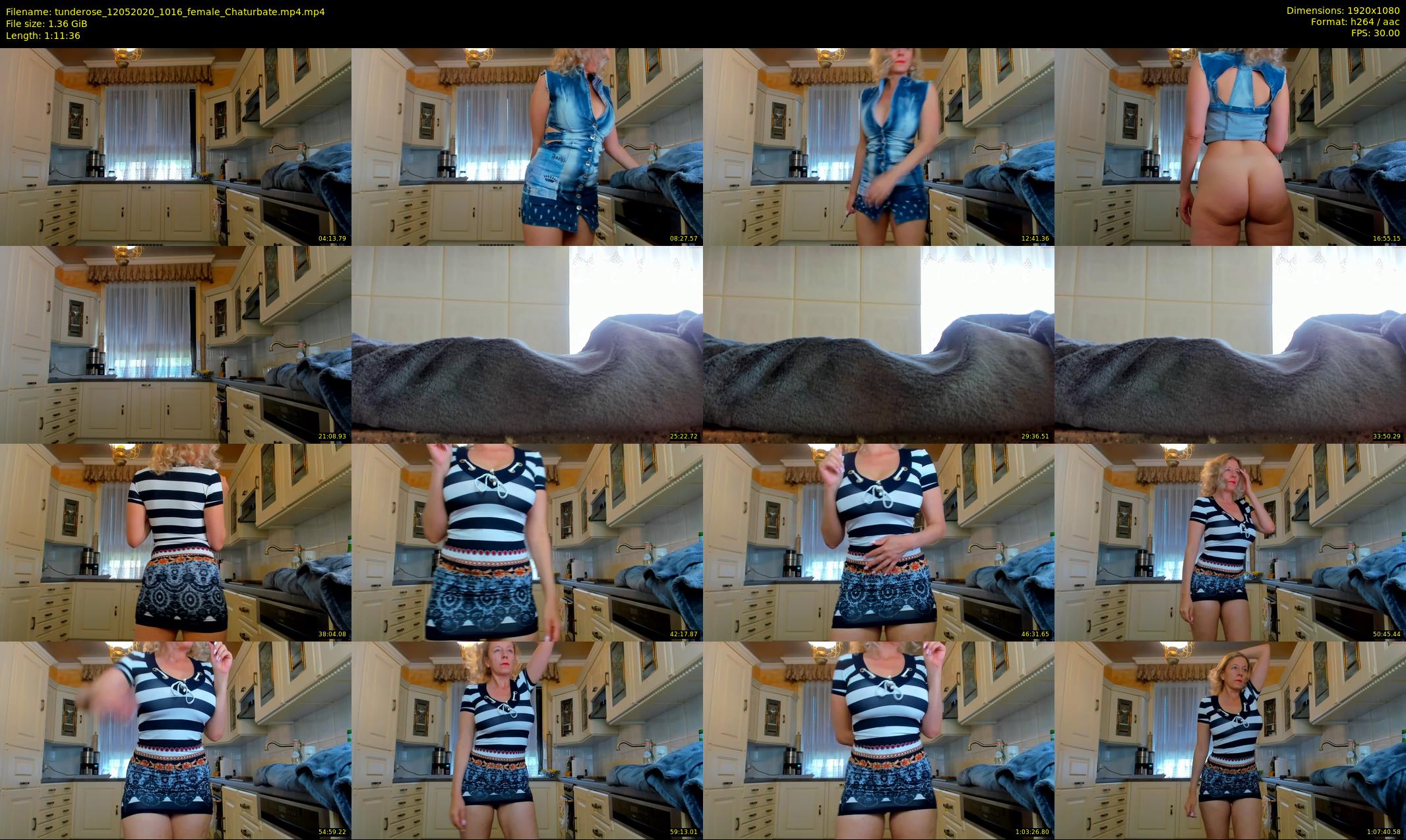 tunderose — 72 minute Chaturbate female cam show recording, 1080p, May 12, 2020