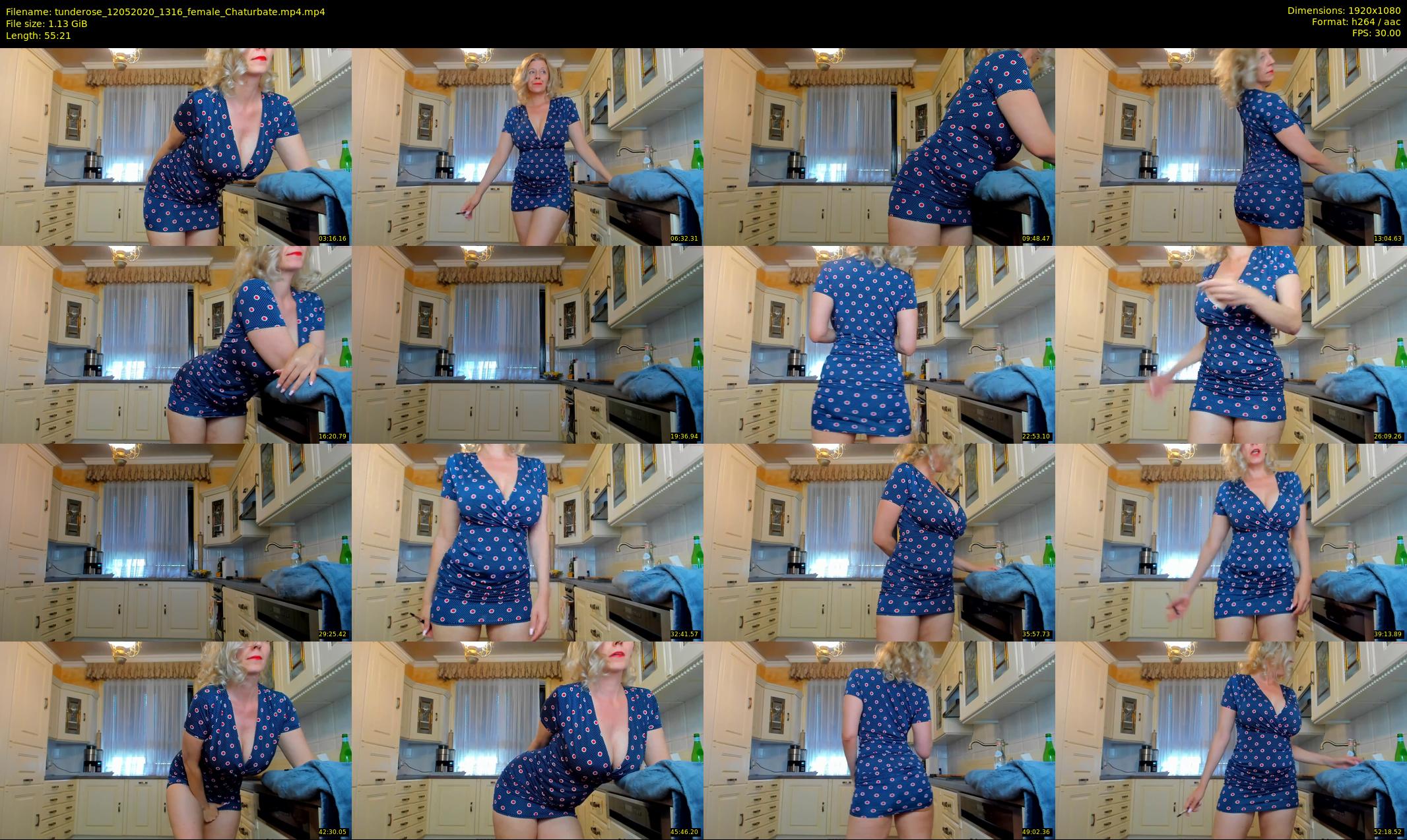 tunderose — 56 minute Chaturbate female cam show recording, 1080p, May 12, 2020