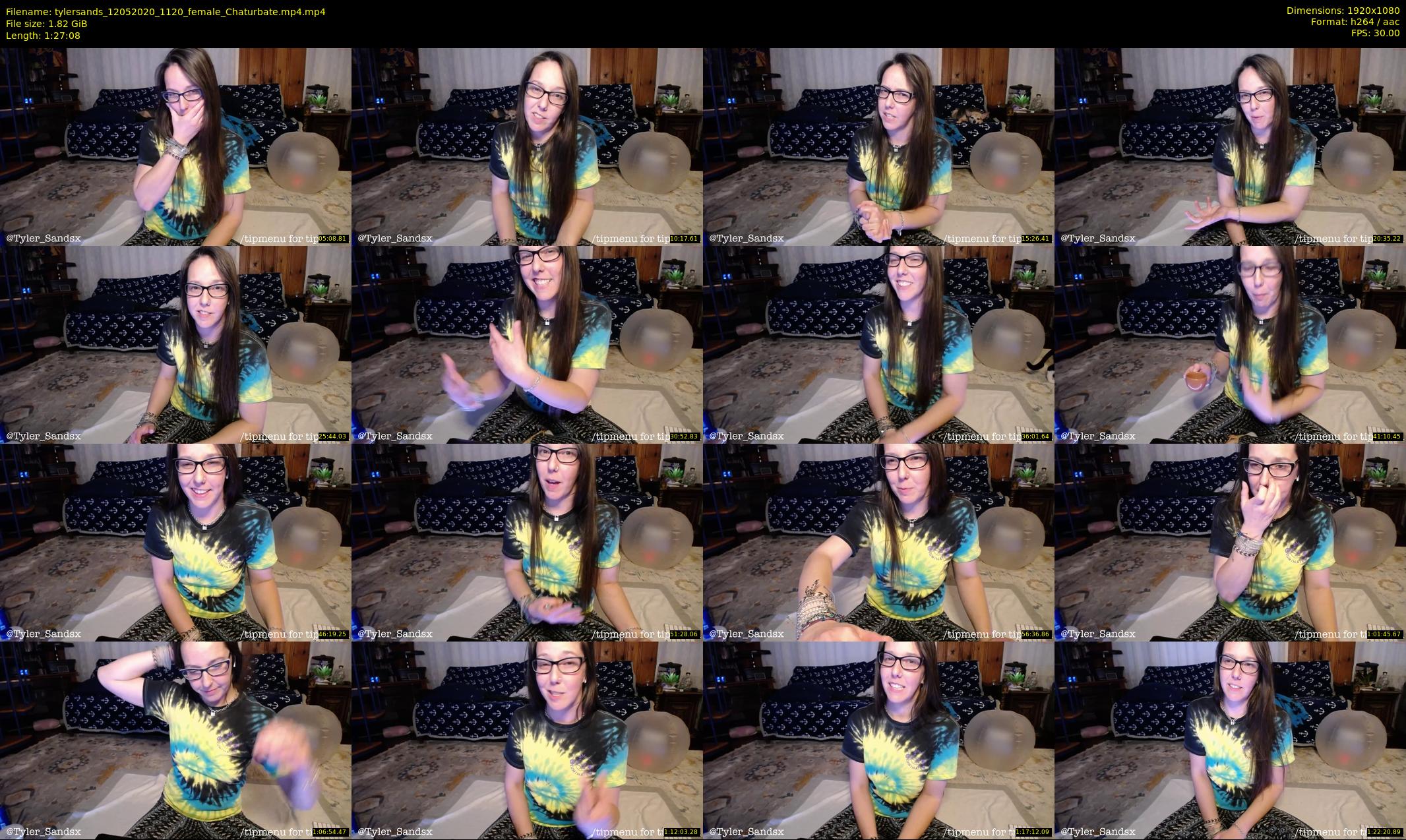 tylersands — 88 minute Chaturbate female cam show recording, 1080p, May 12, 2020