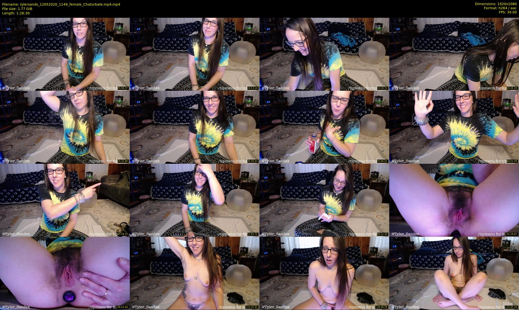 tylersands — 87 minute Chaturbate female cam show recording, 1080p, May 12, 2020