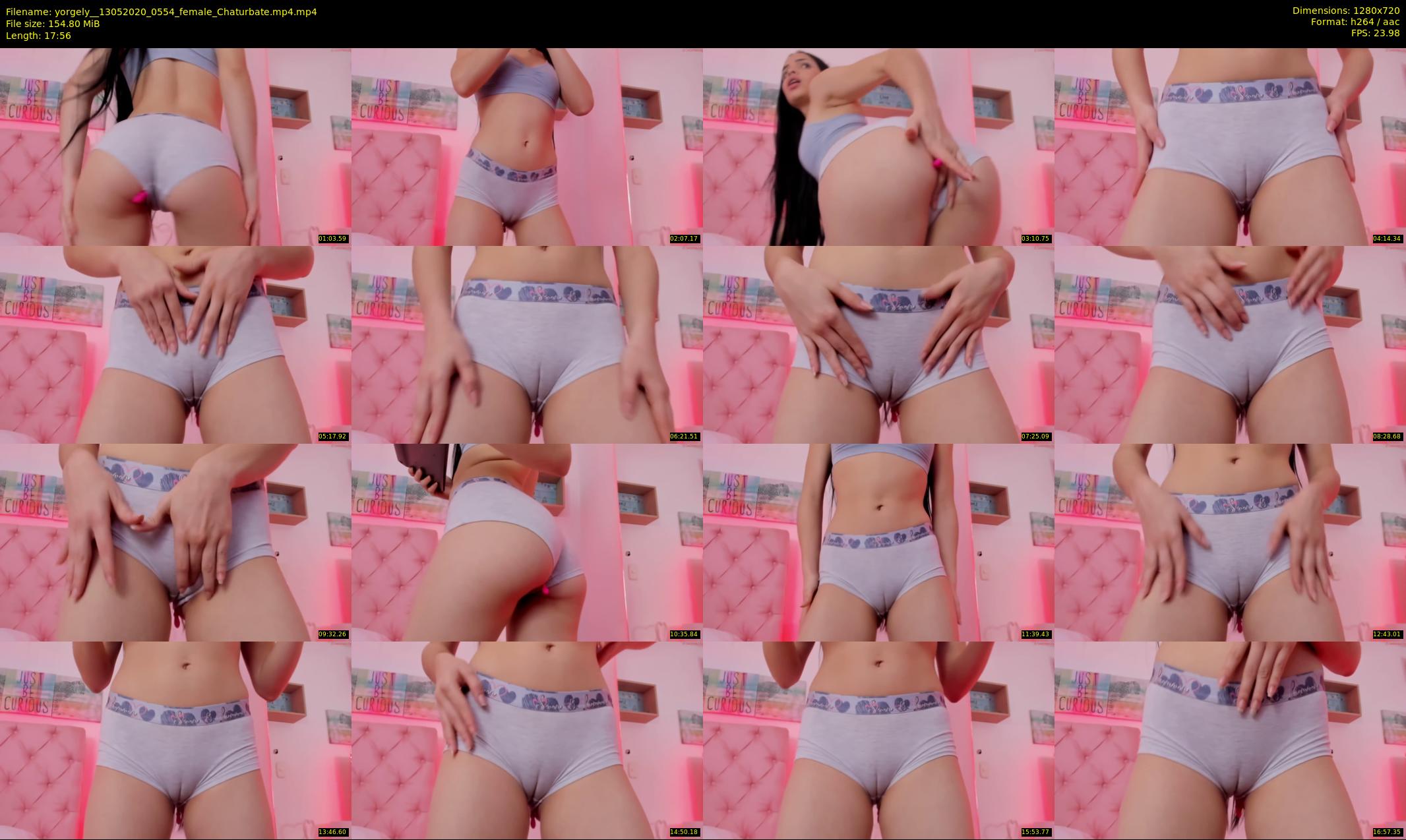 yorgely_ — 18 minute Chaturbate female cam show recording, 720p, May 13, 2020