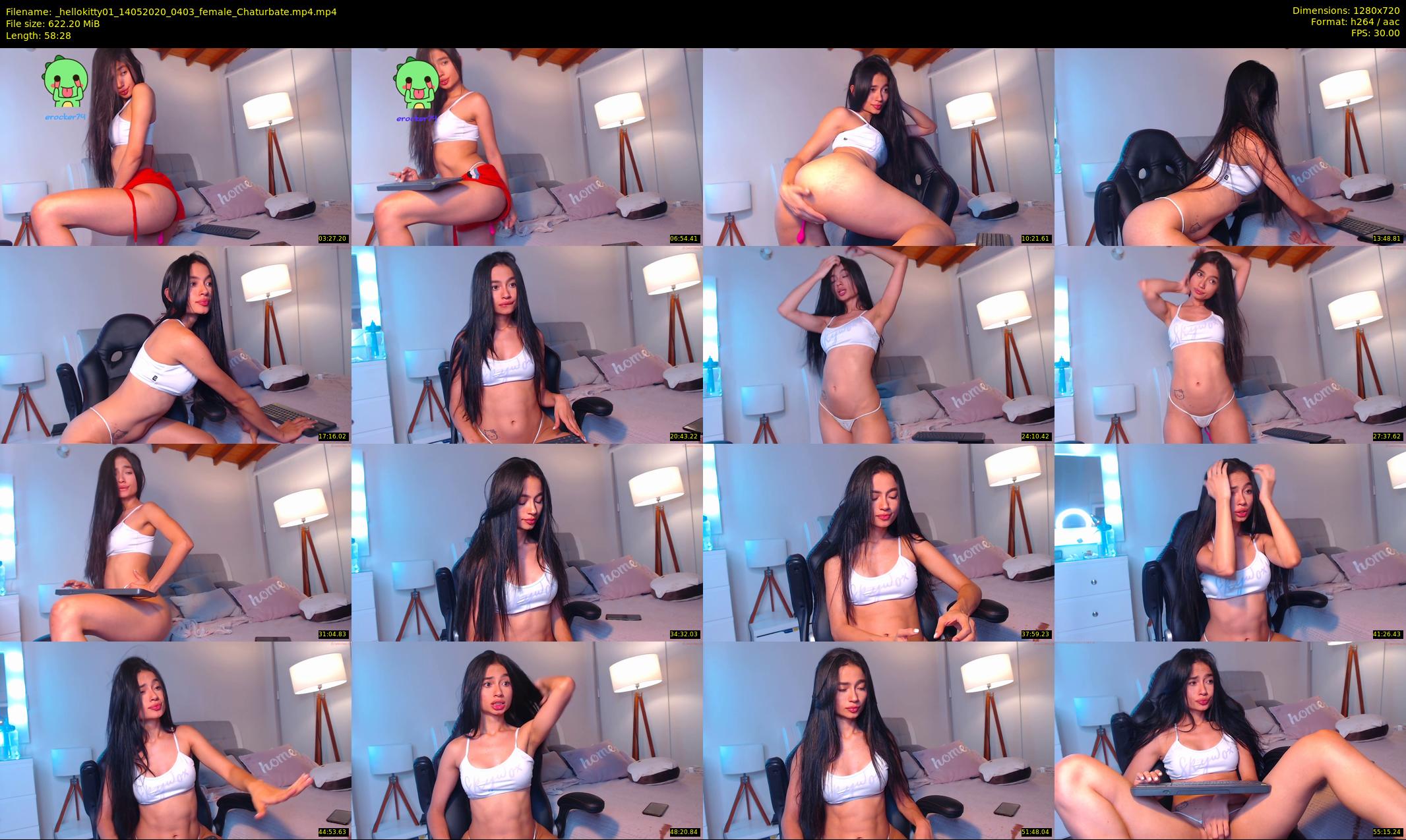 _hellokitty01 — 59 minute Chaturbate female cam show recording, 720p, May 14, 2020