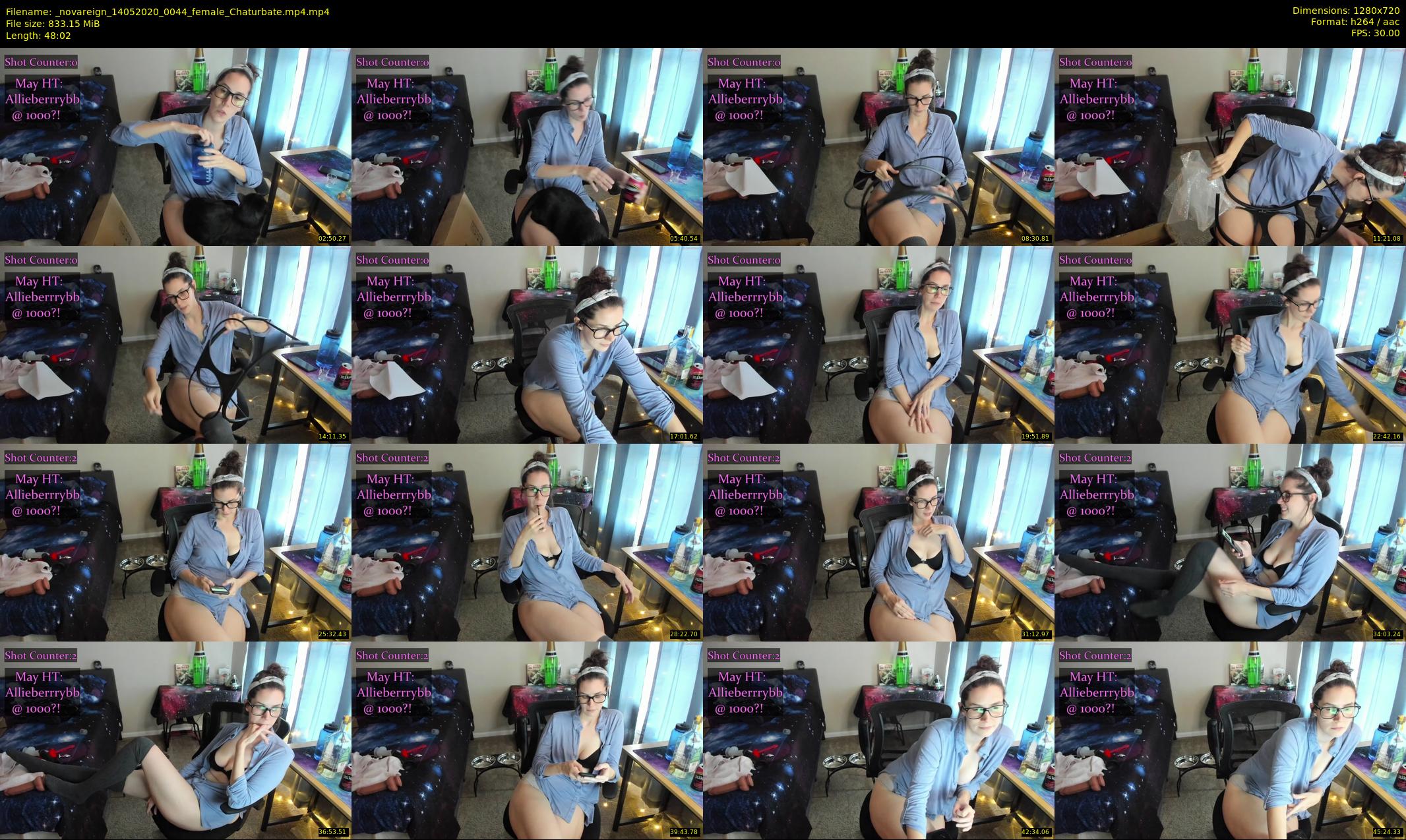 _novareign — 49 minute Chaturbate female cam show recording, 720p, May 14, 2020