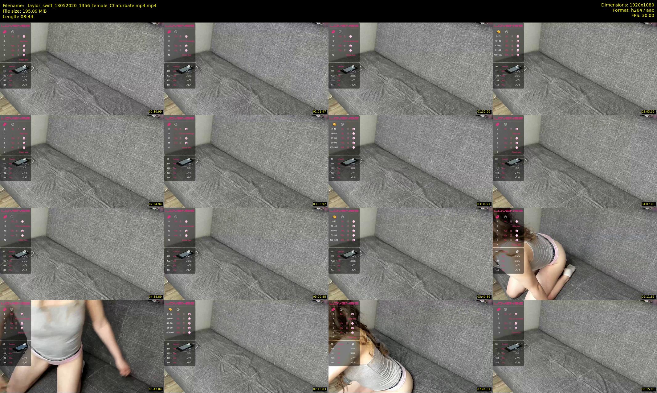 _taylor_swift — 9 minute Chaturbate female cam show recording, 1080p, May 13, 2020