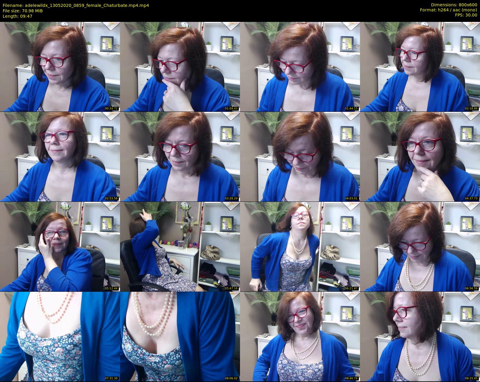 adelewildx — 10 minute Chaturbate female cam show recording, 480p, May 13, 2020