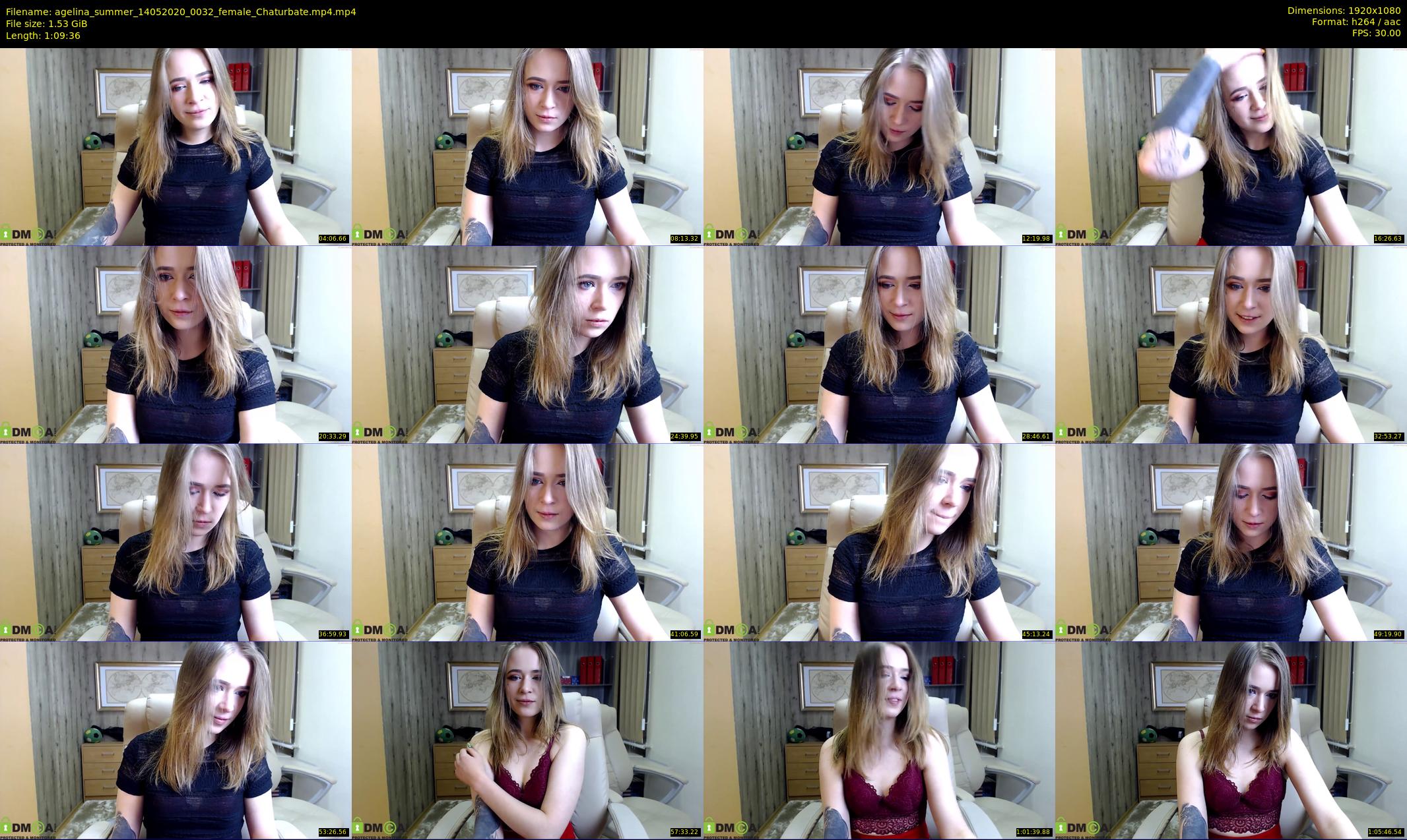 agelina_summer — 70 minute Chaturbate female cam show recording, 1080p, May 14, 2020