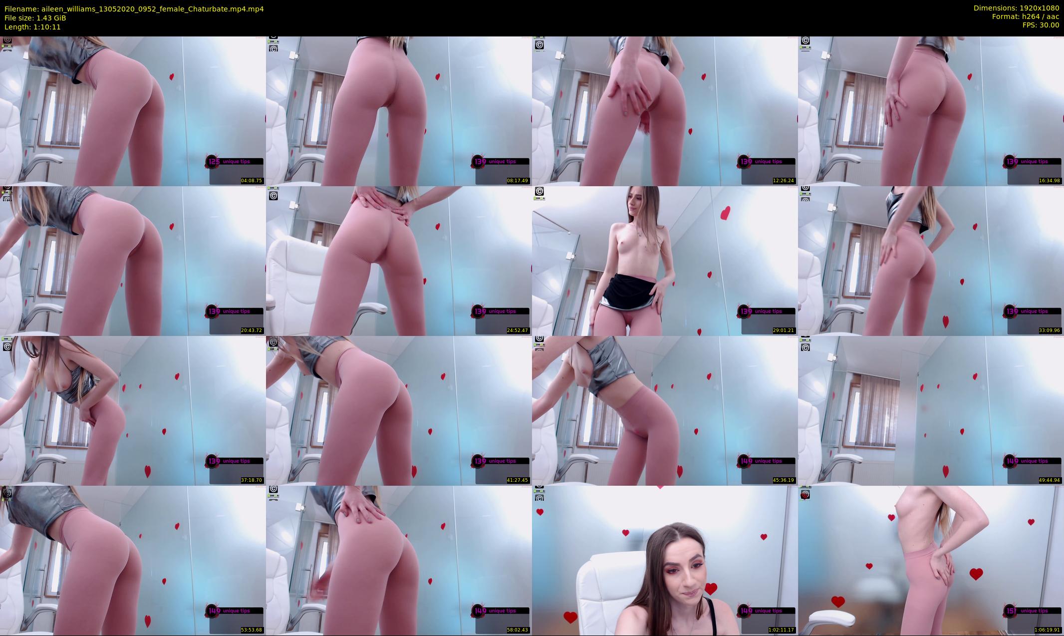 aileen_williams — 71 minute Chaturbate female cam show recording, 1080p, May 13, 2020