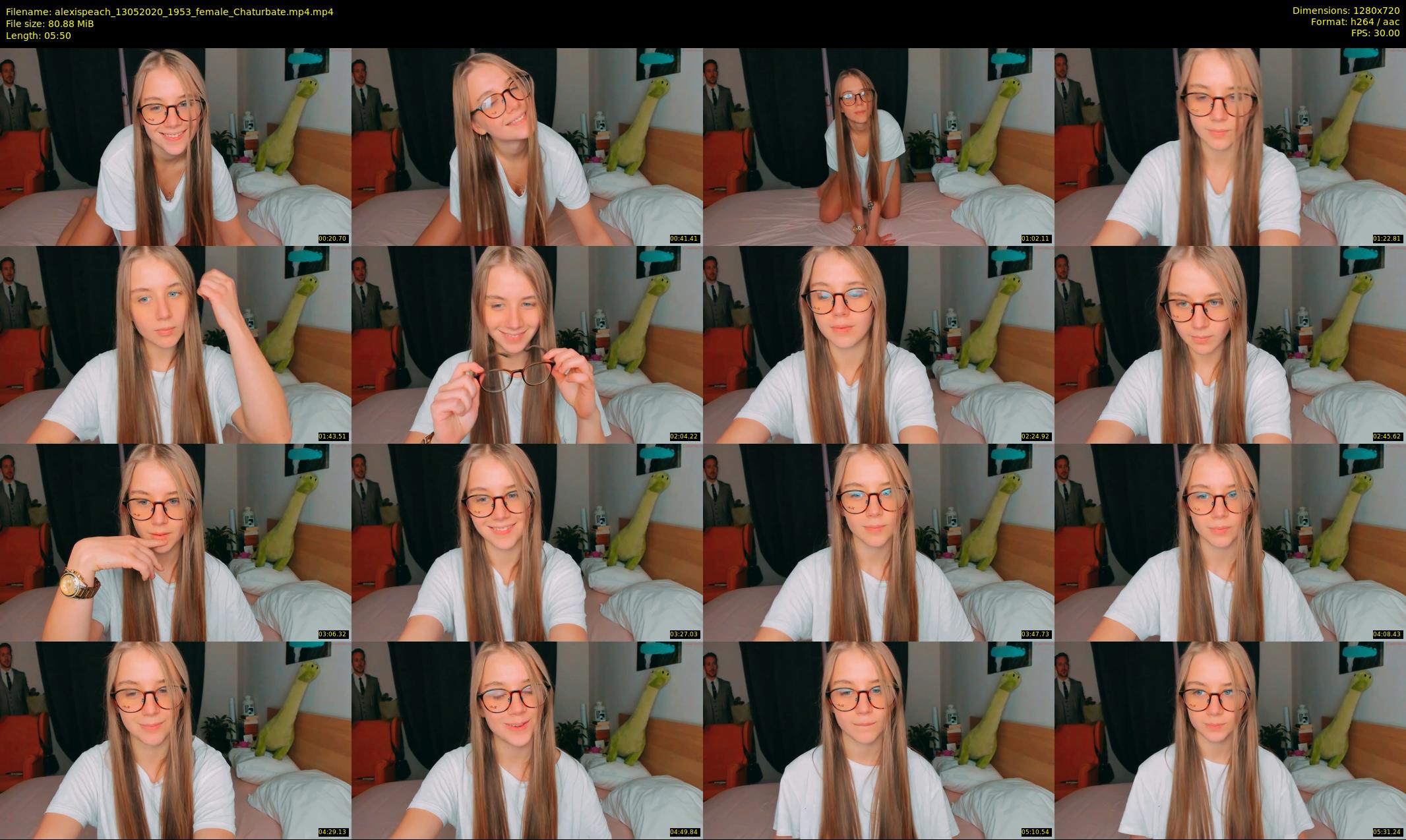alexispeach — 6 minute Chaturbate female cam show recording, 720p, May 13, 2020