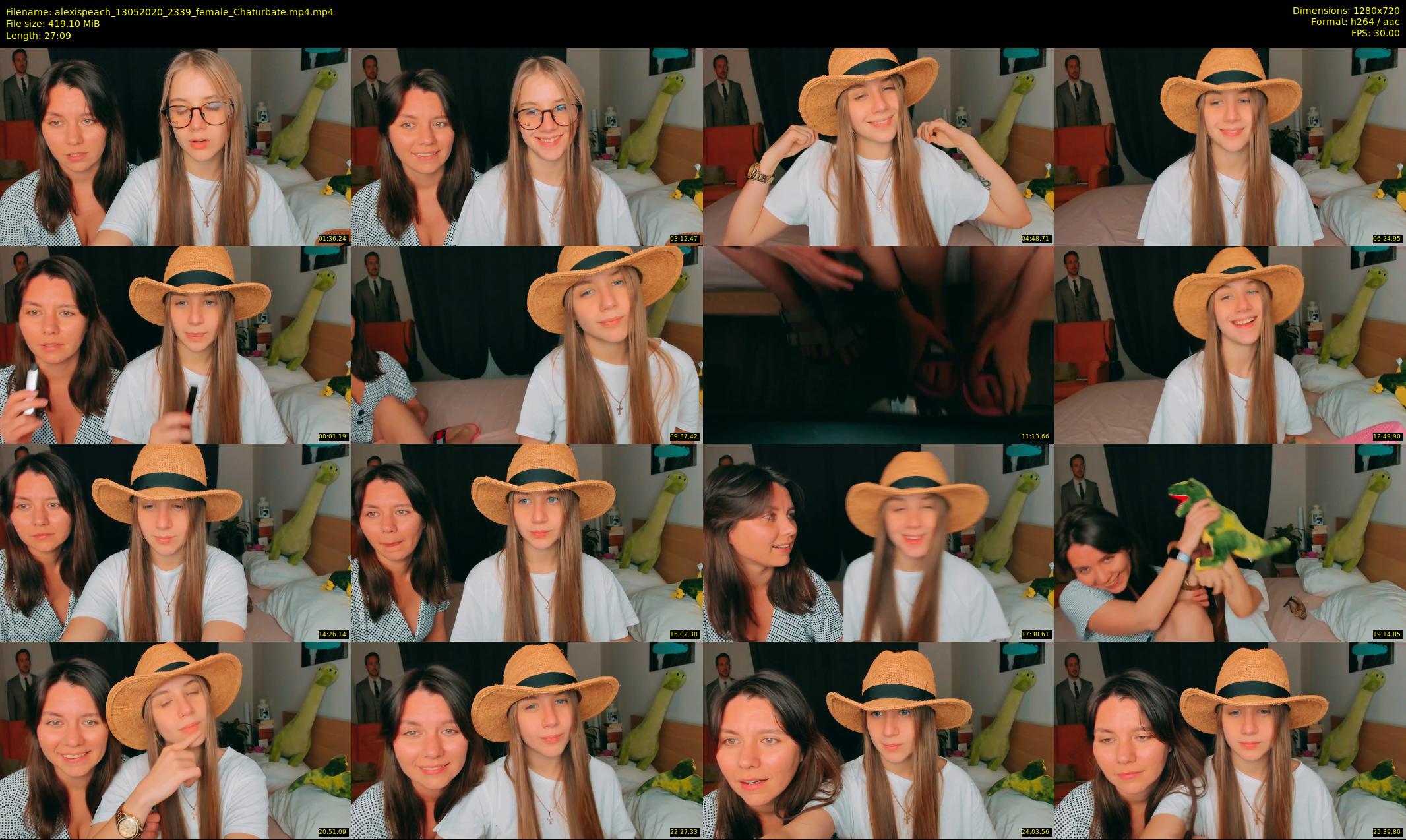 alexispeach — 28 minute Chaturbate female cam show recording, 720p, May 13, 2020
