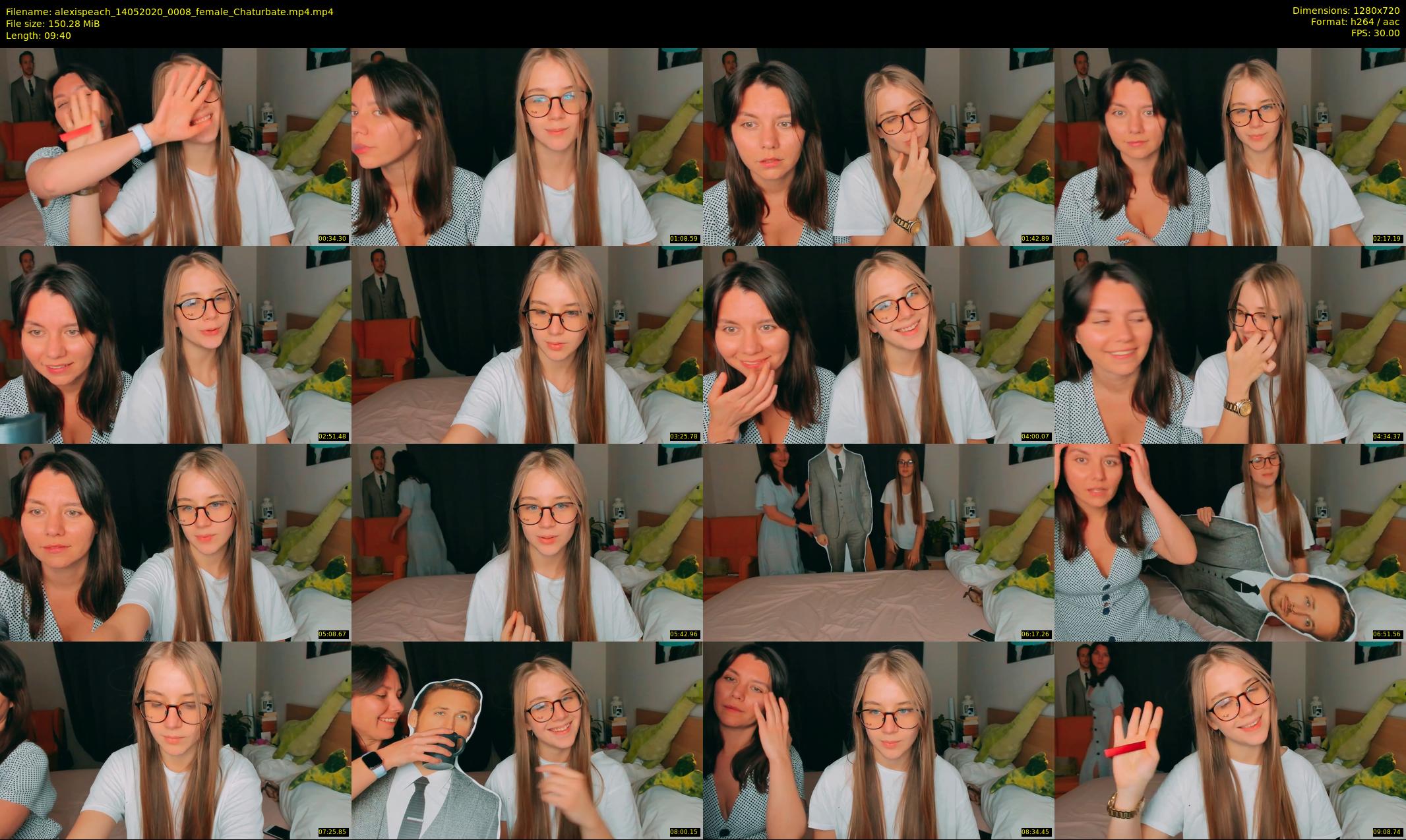 alexispeach — 10 minute Chaturbate female cam show recording, 720p, May 14, 2020