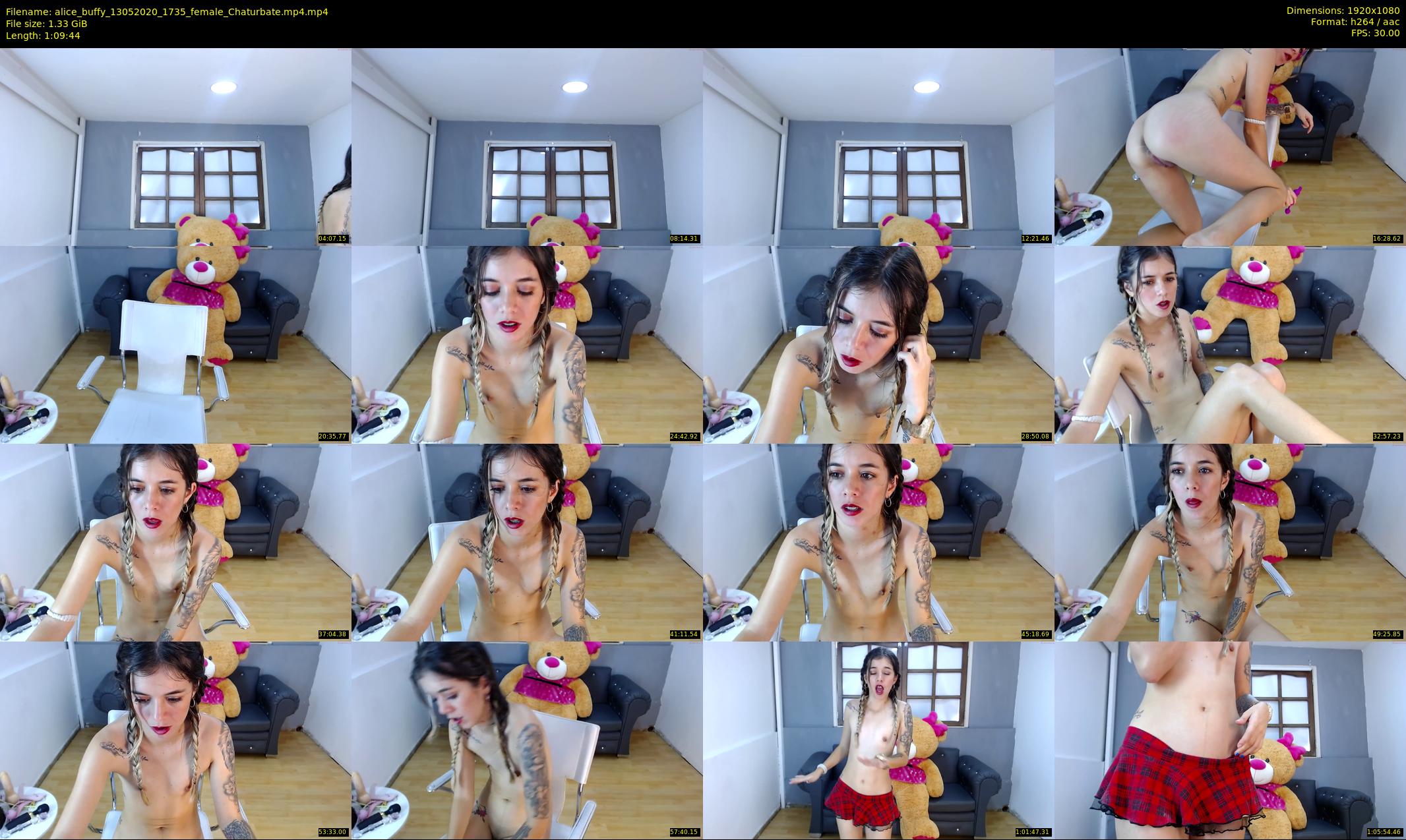 alice_buffy — 70 minute Chaturbate female cam show recording, 1080p, May 13, 2020