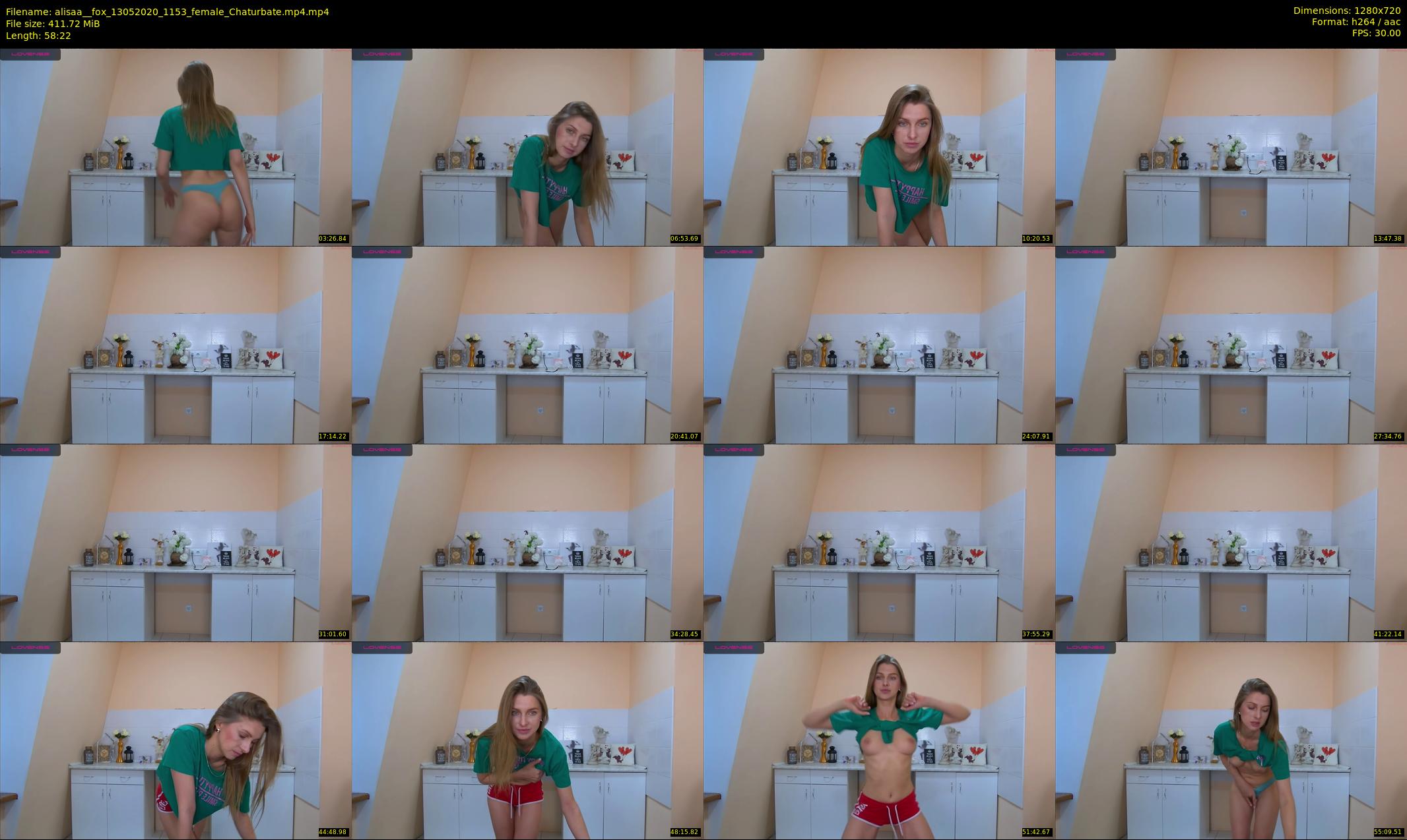 alisaa__fox — 59 minute Chaturbate female cam show recording, 720p, May 13, 2020