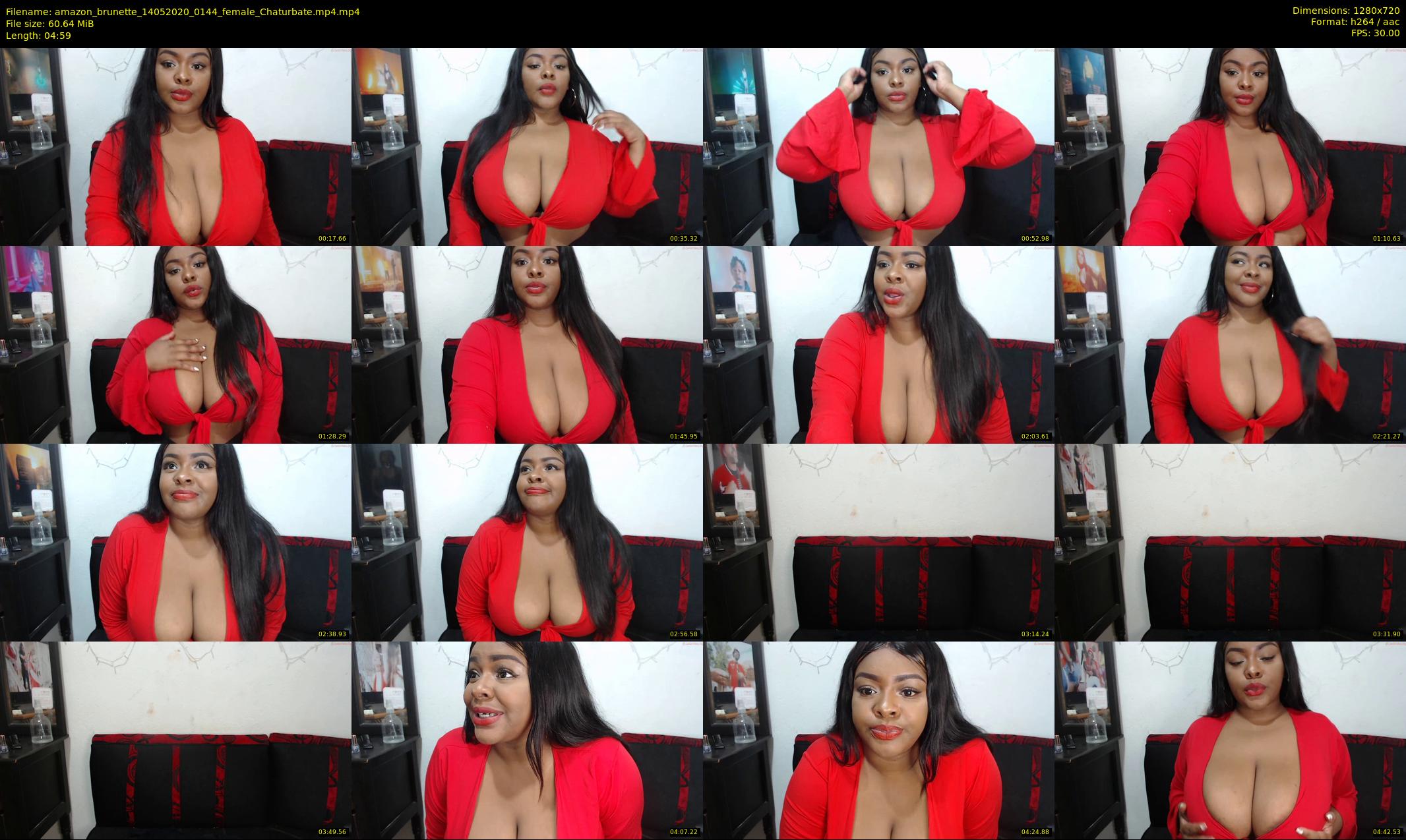 amazon_brunette — 5 minute Chaturbate female cam show recording, 720p, May 14, 2020